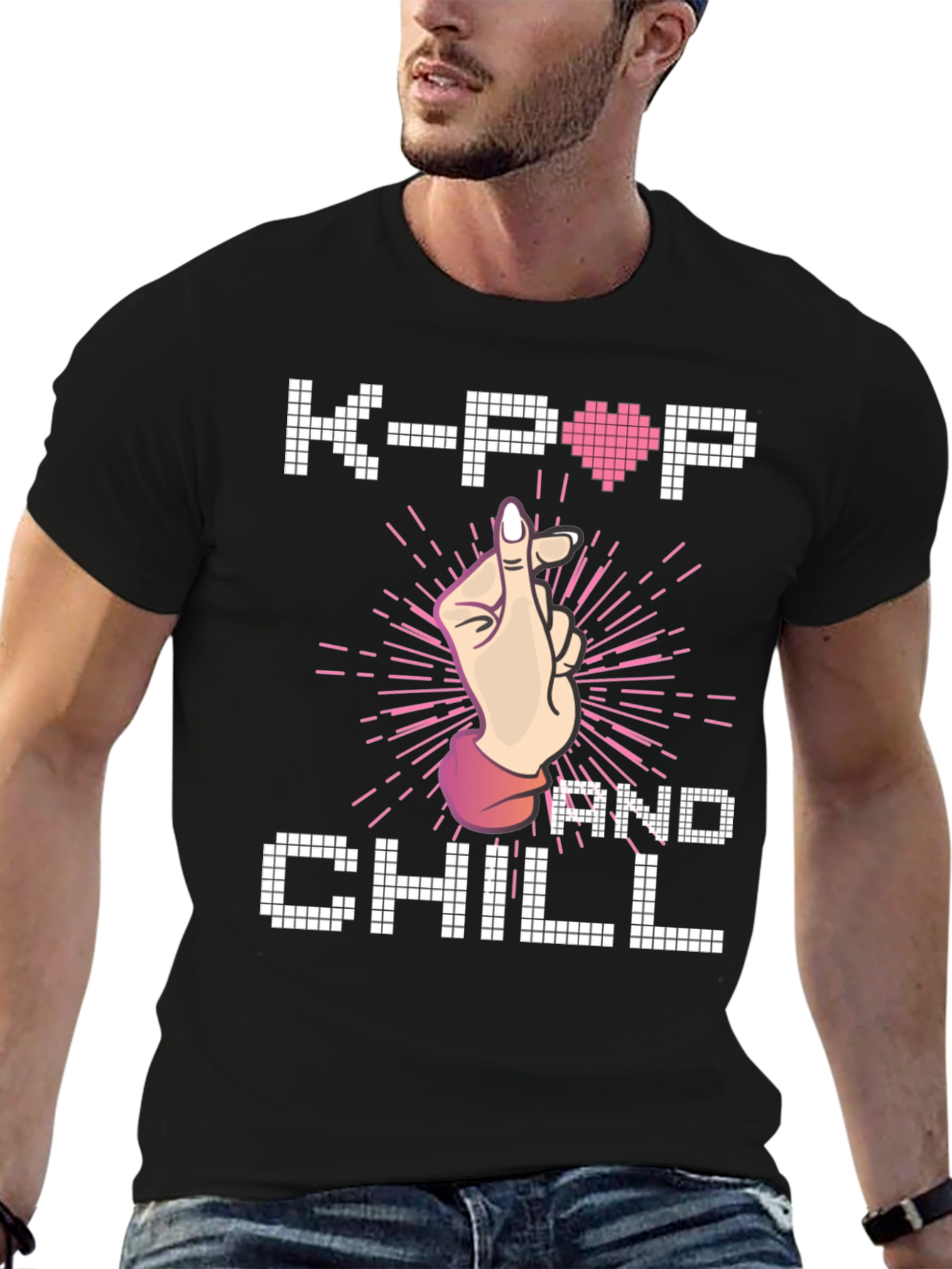 K-Pop and Chill Graphic Tee