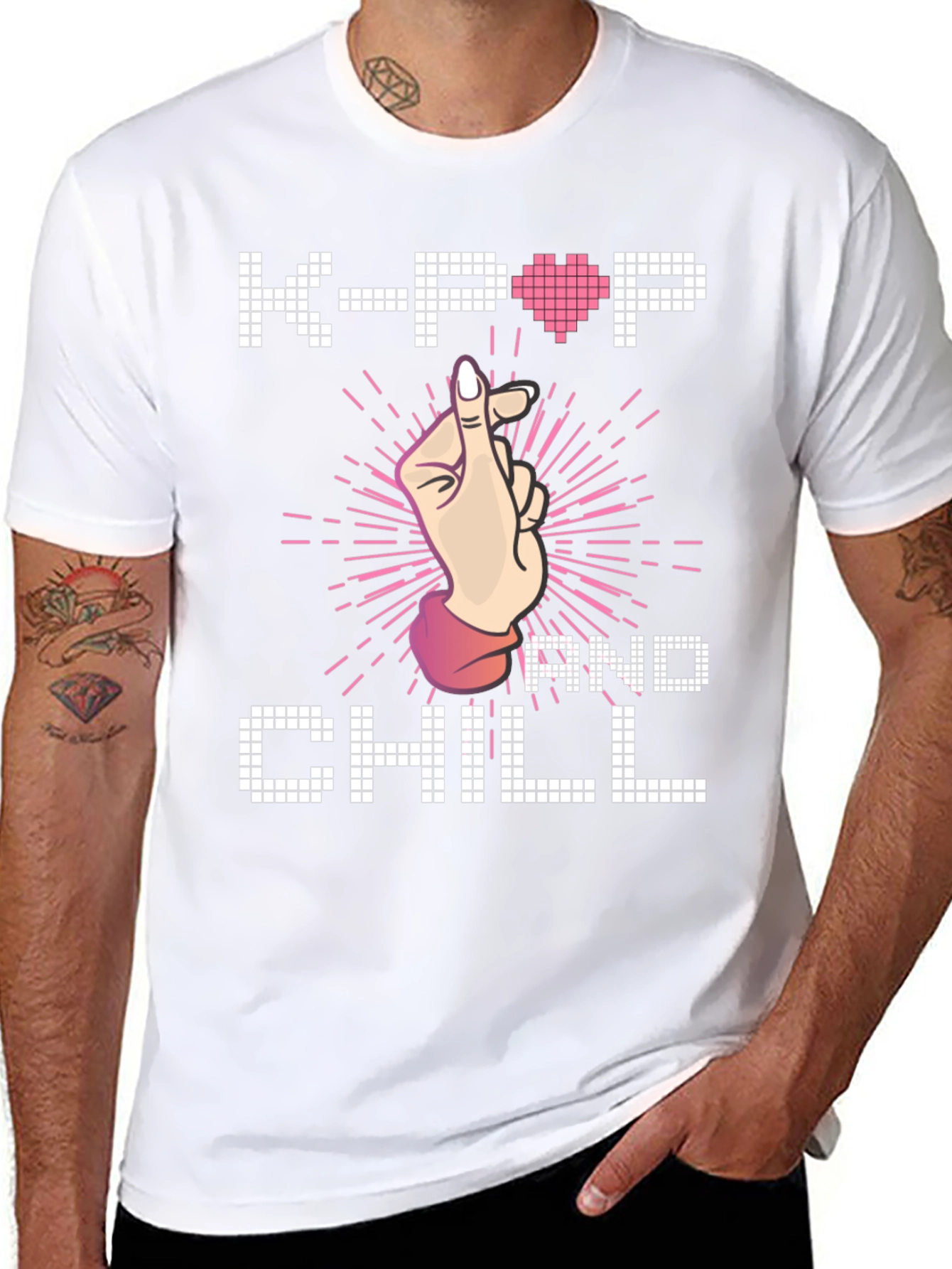 K-Pop and Chill Graphic Tee