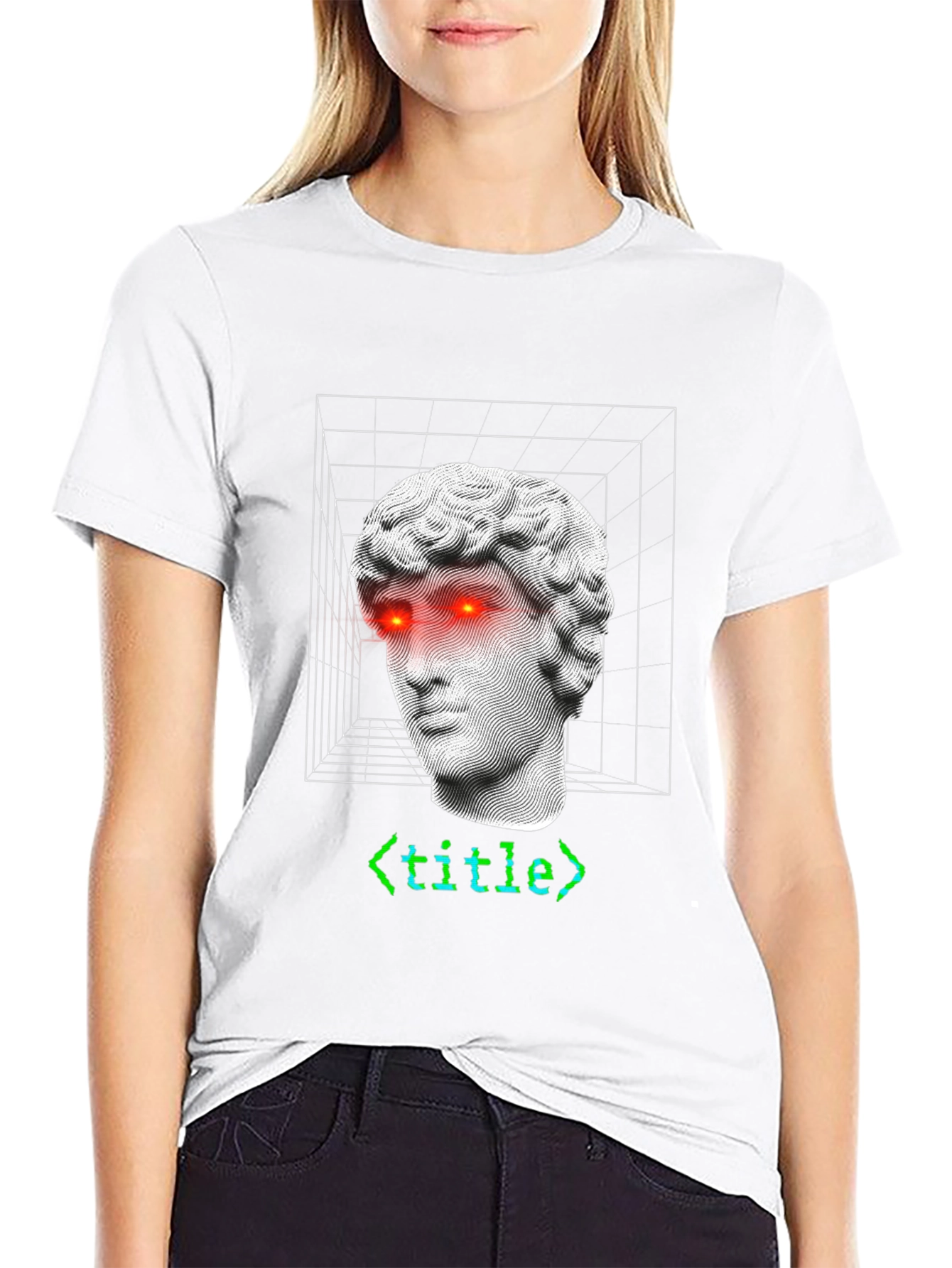 Modern Art Statue T-Shirt