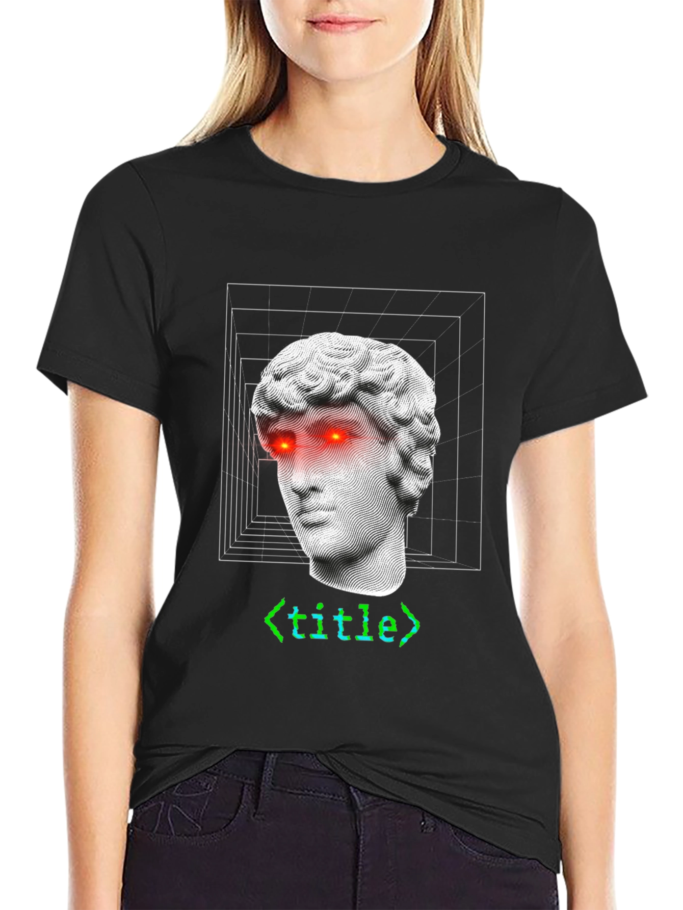 Modern Art Statue T-Shirt
