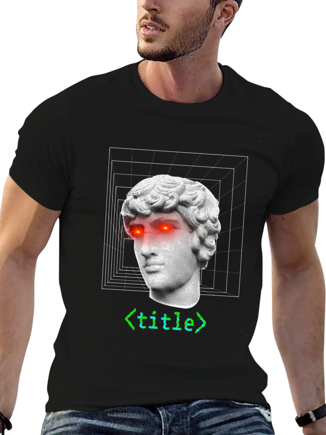 Modern Art Statue T-Shirt