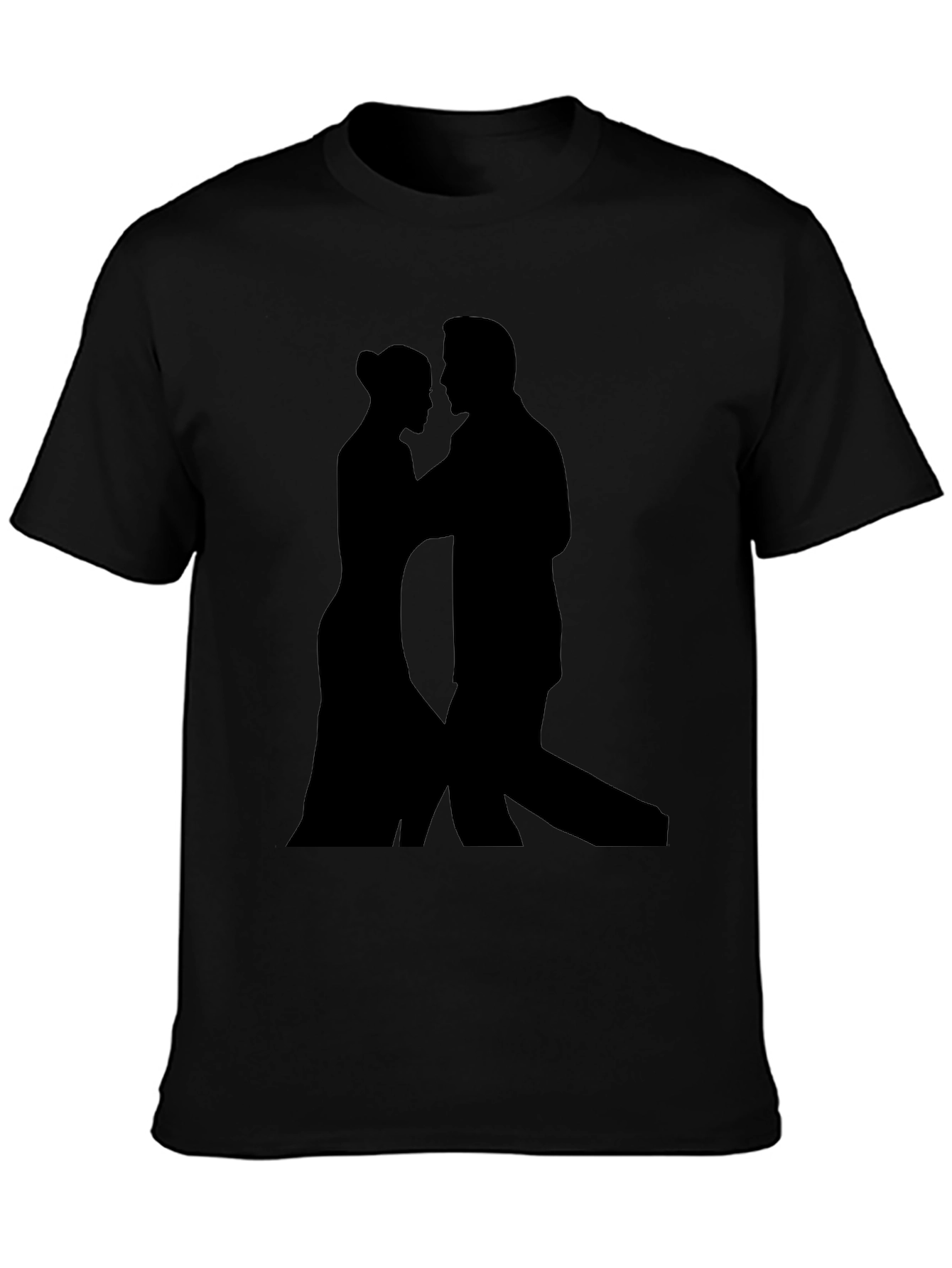 Silhouette Dance Graphic Tee - Black