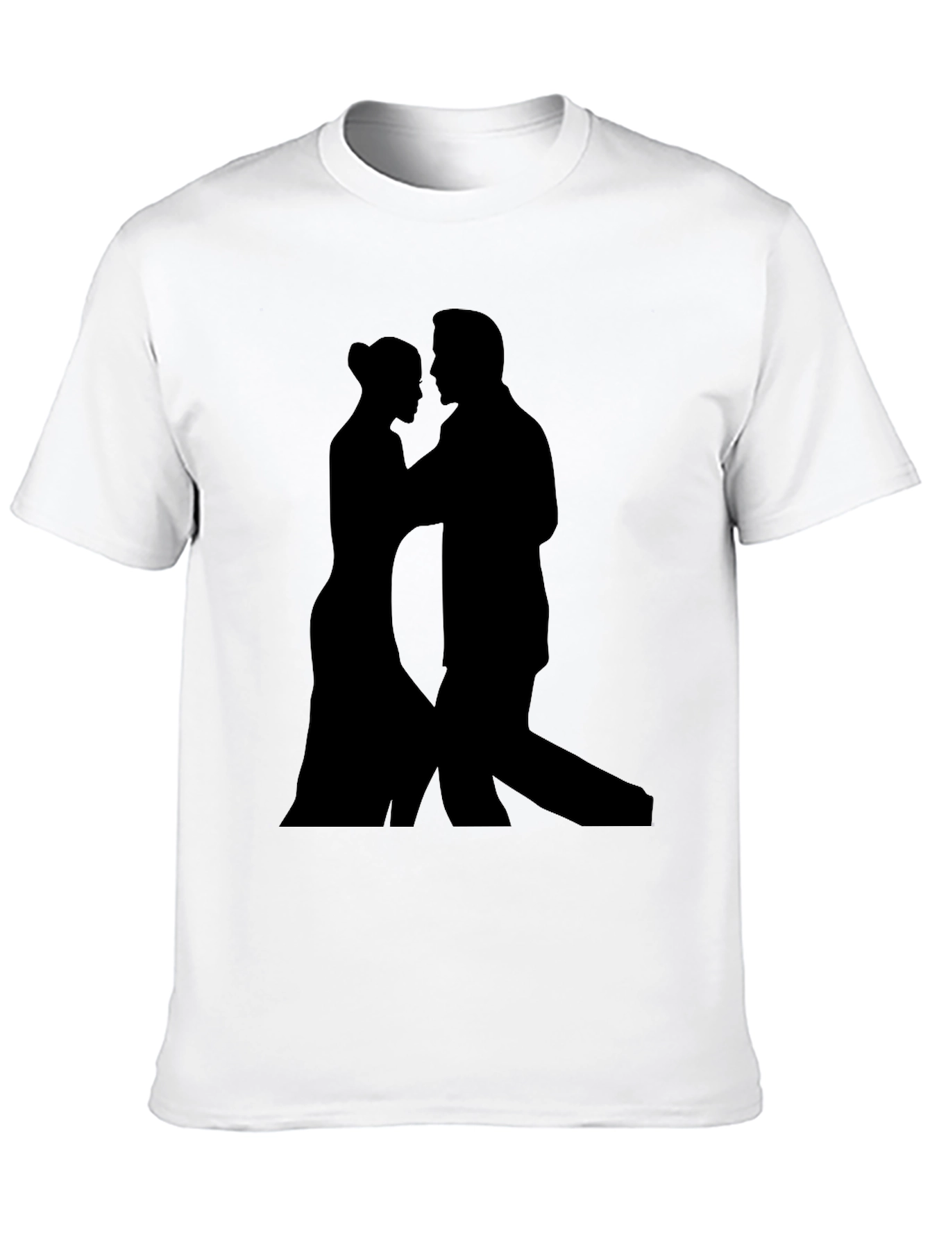 Silhouette Dance Graphic Tee - Black