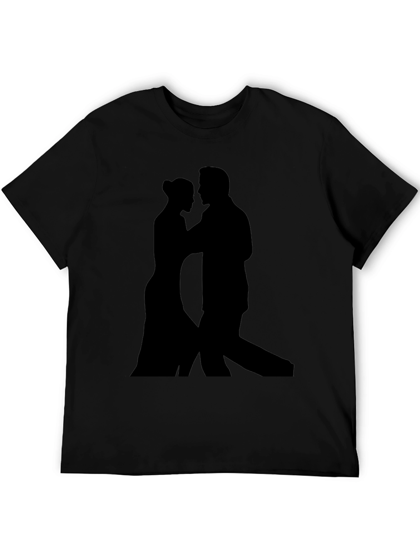 Silhouette Dance Graphic Tee - Black