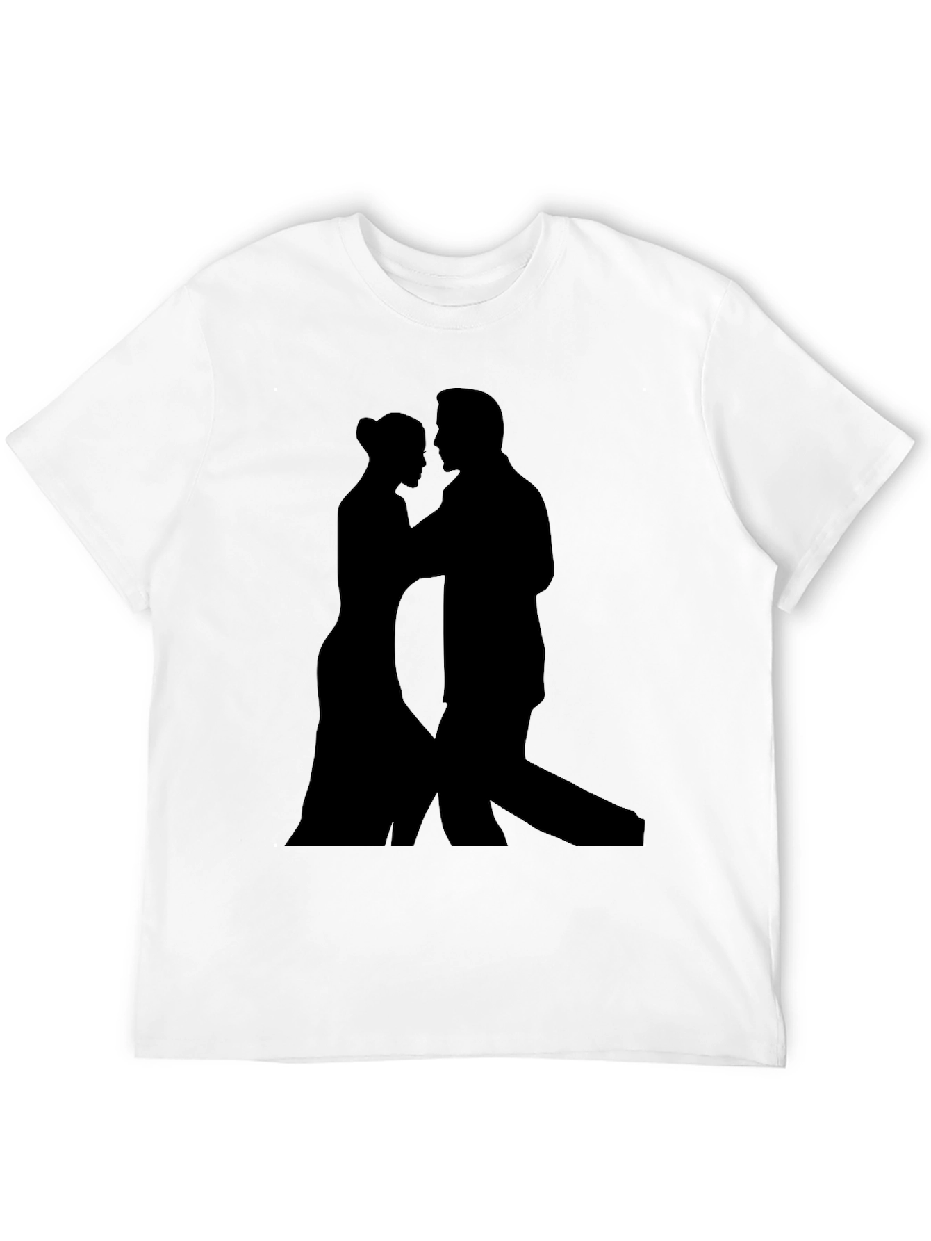 Silhouette Dance Graphic Tee - Black