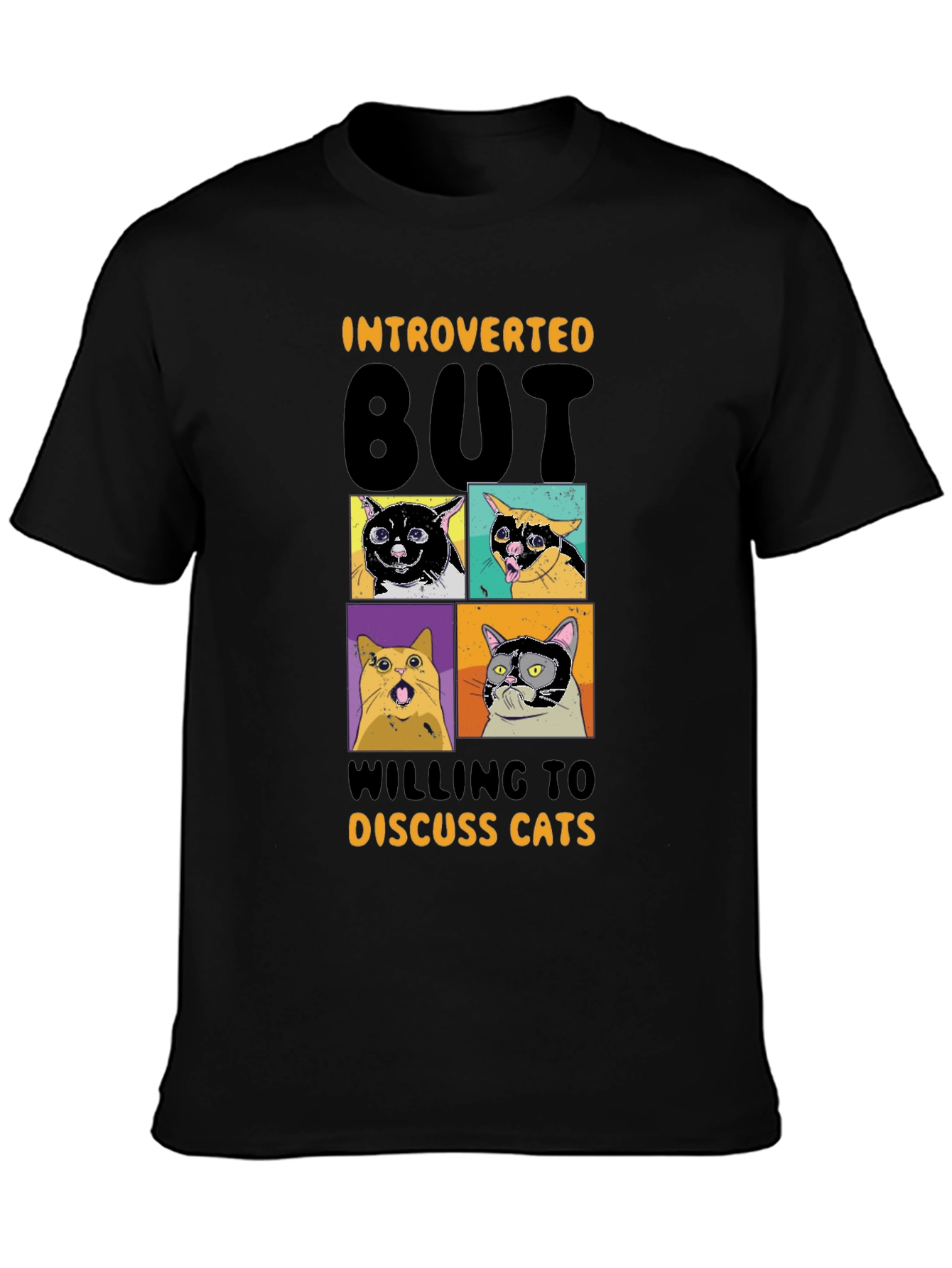 Introverted Cats Graphic Tee