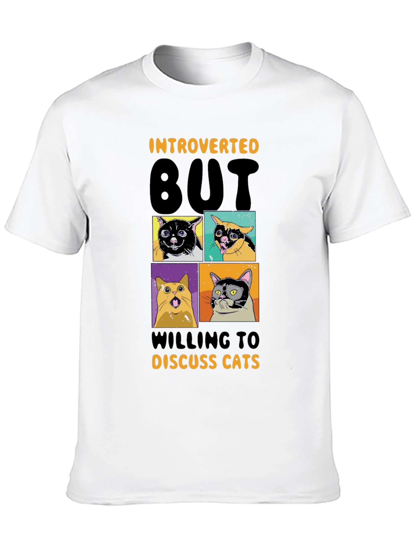 Introverted Cats Graphic Tee