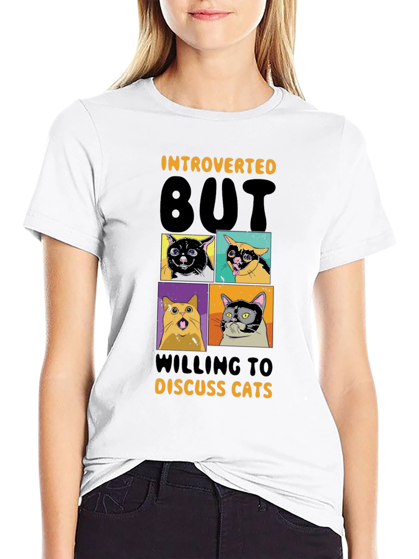 Introverted Cats Graphic Tee
