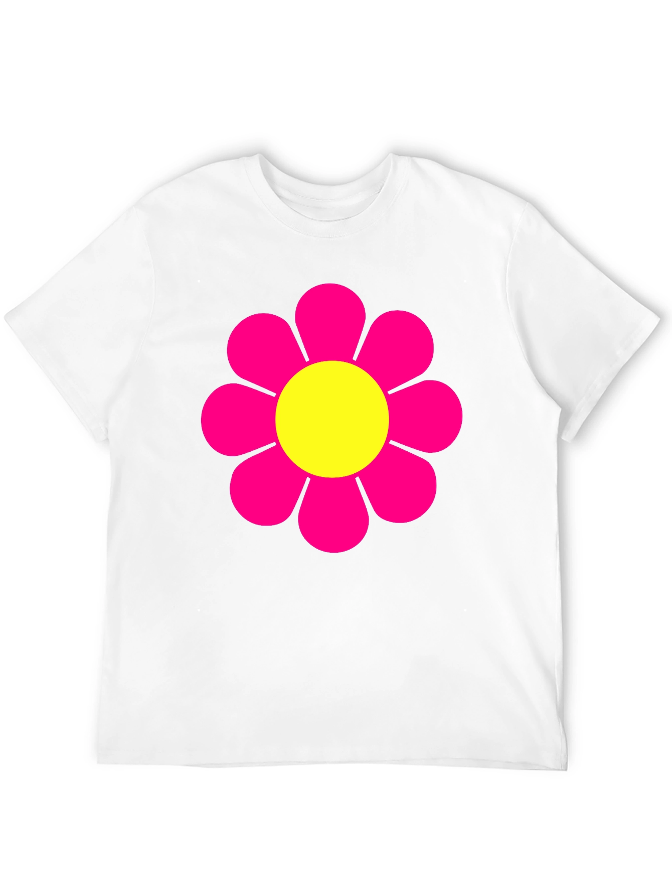 Retro Floral Graphic Tee - Black