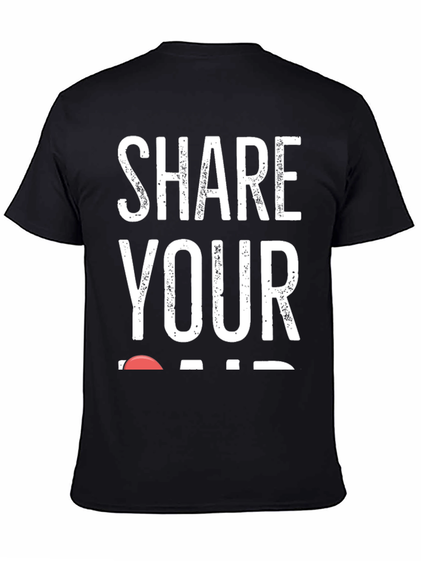 Share Your Heart T-Shirt - Black