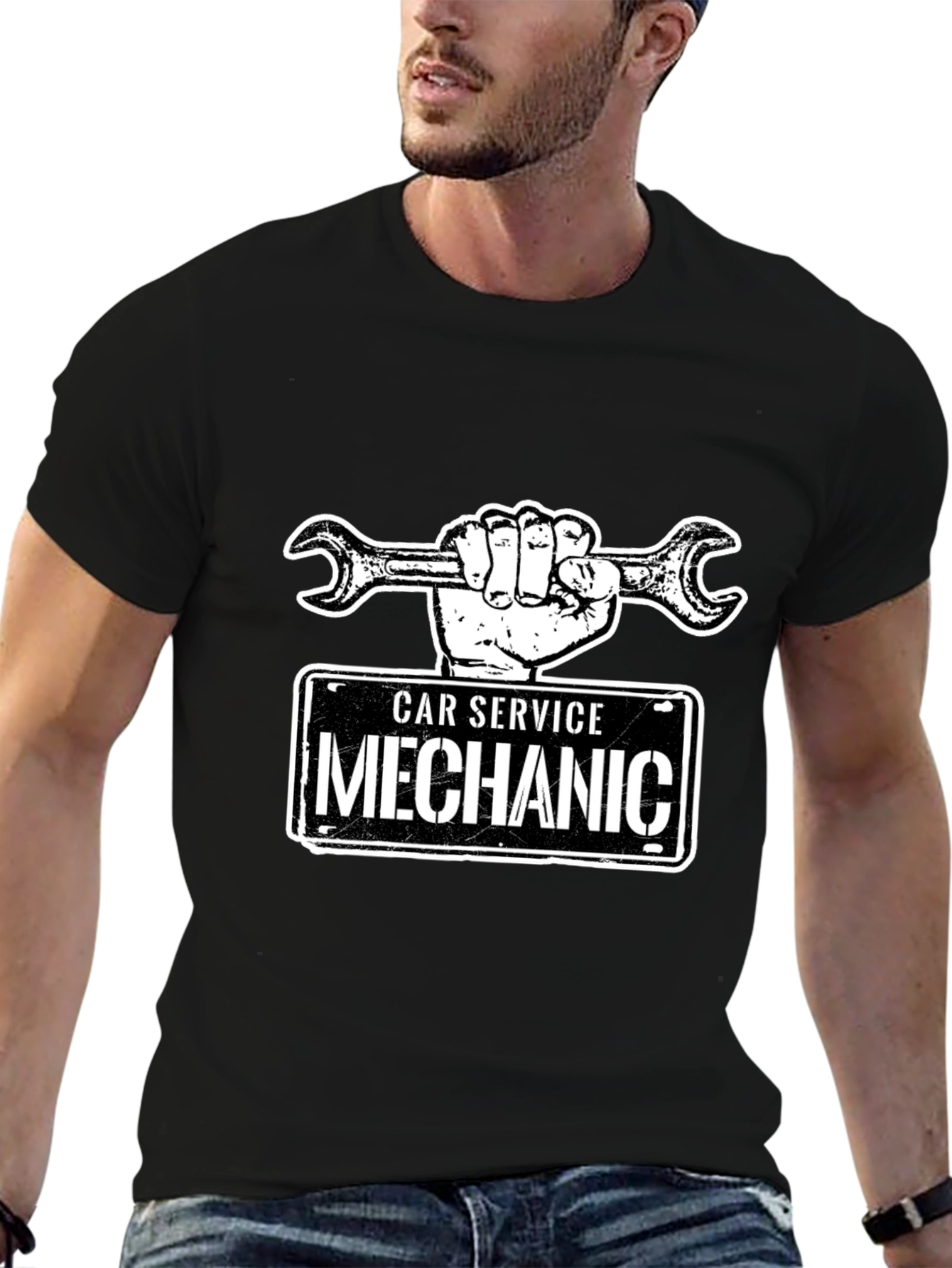Car Service Mechanic Graphic T-Shirt