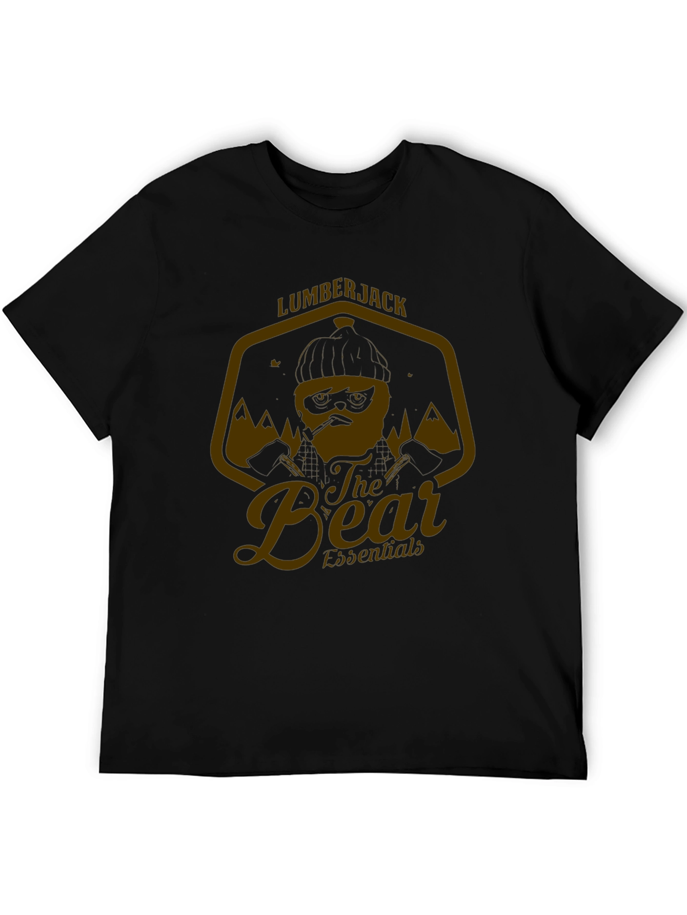 Lumberjack Bear Essentials Graphic T-Shirt