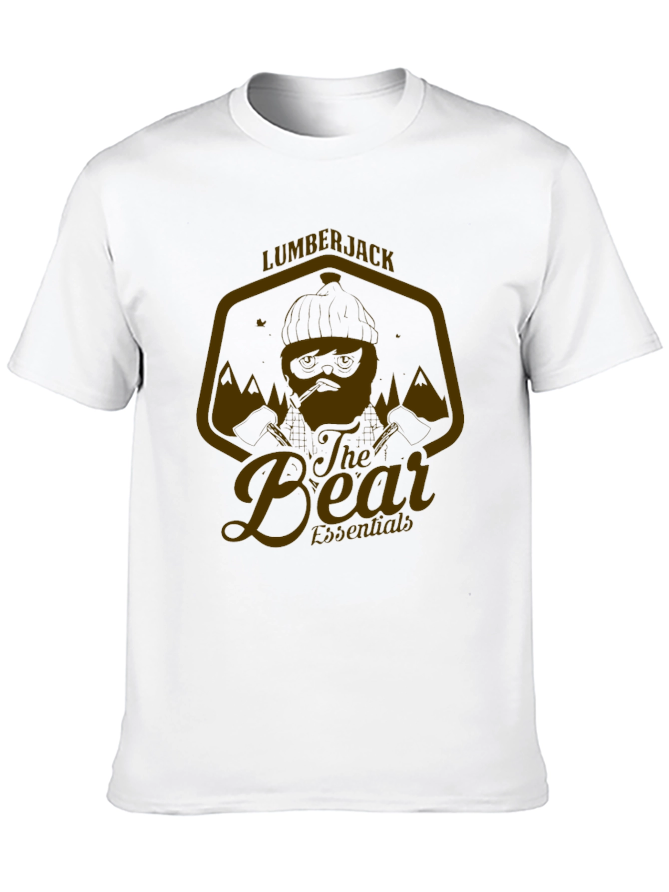 Lumberjack Bear Essentials Graphic T-Shirt