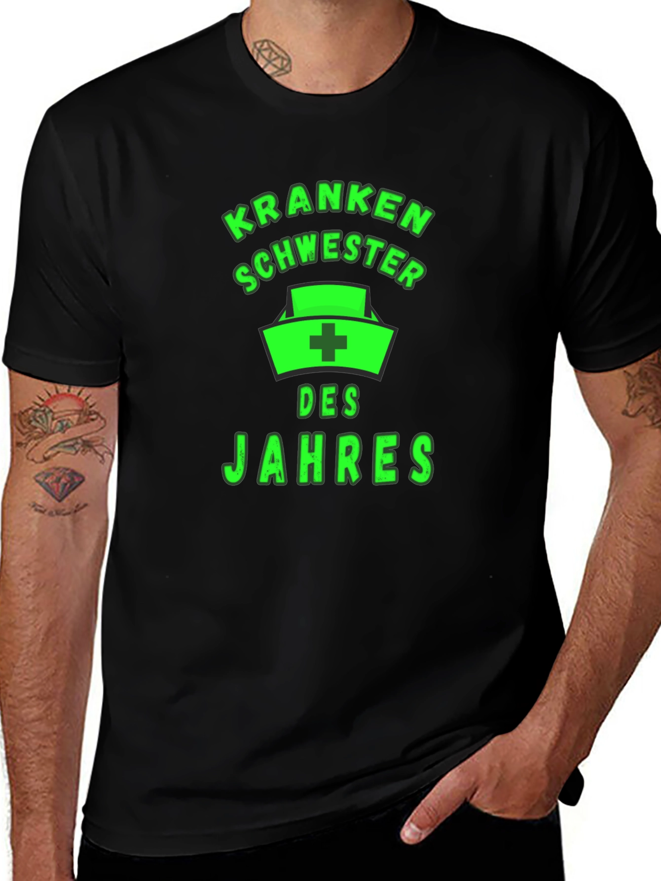 Nurse of the Year Black T-Shirt