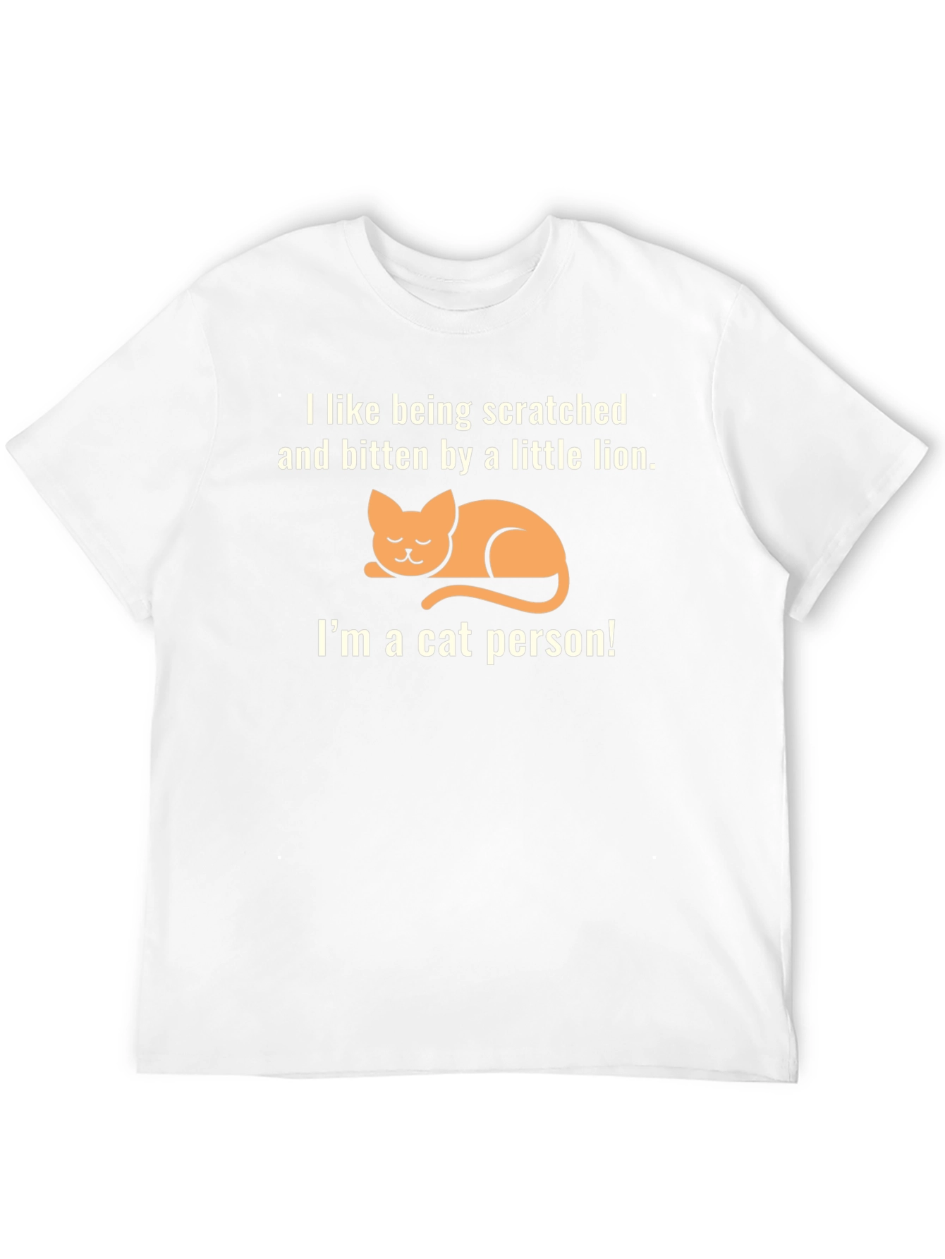 Cat Person T-Shirt - Scratched & Bitten Little Lion