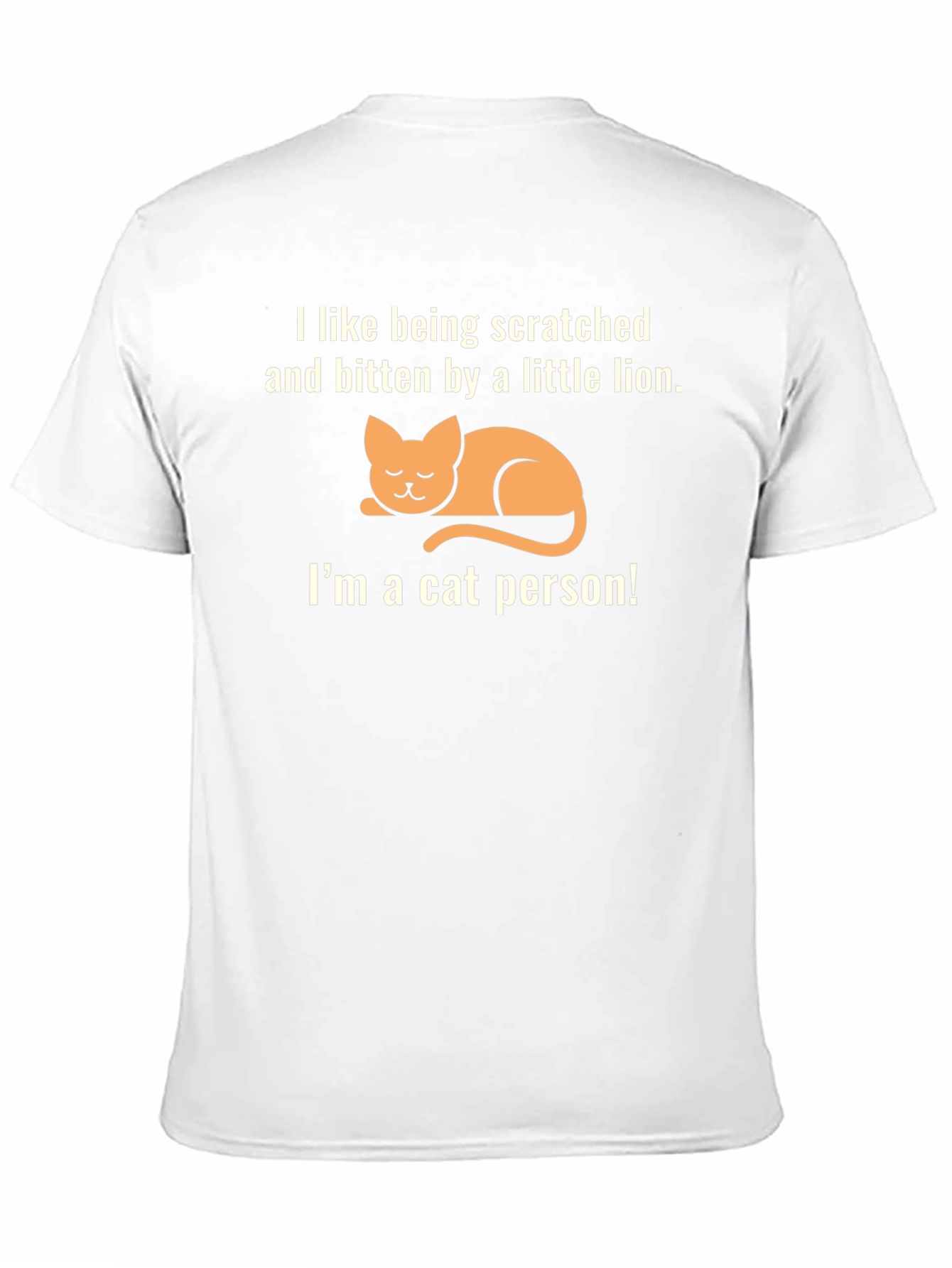 Cat Person T-Shirt - Scratched & Bitten Little Lion