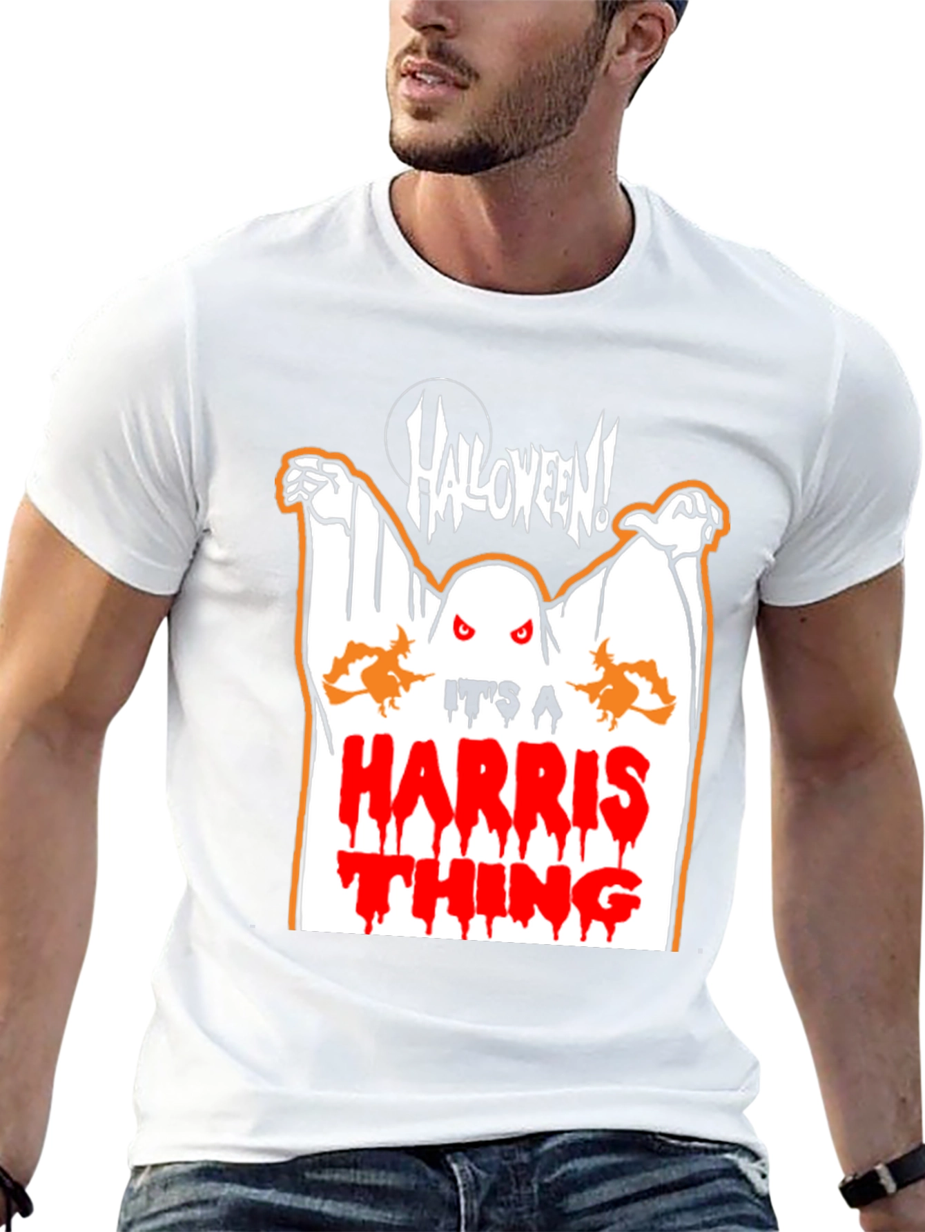 Its a Harris Thing Halloween Black T-Shirt