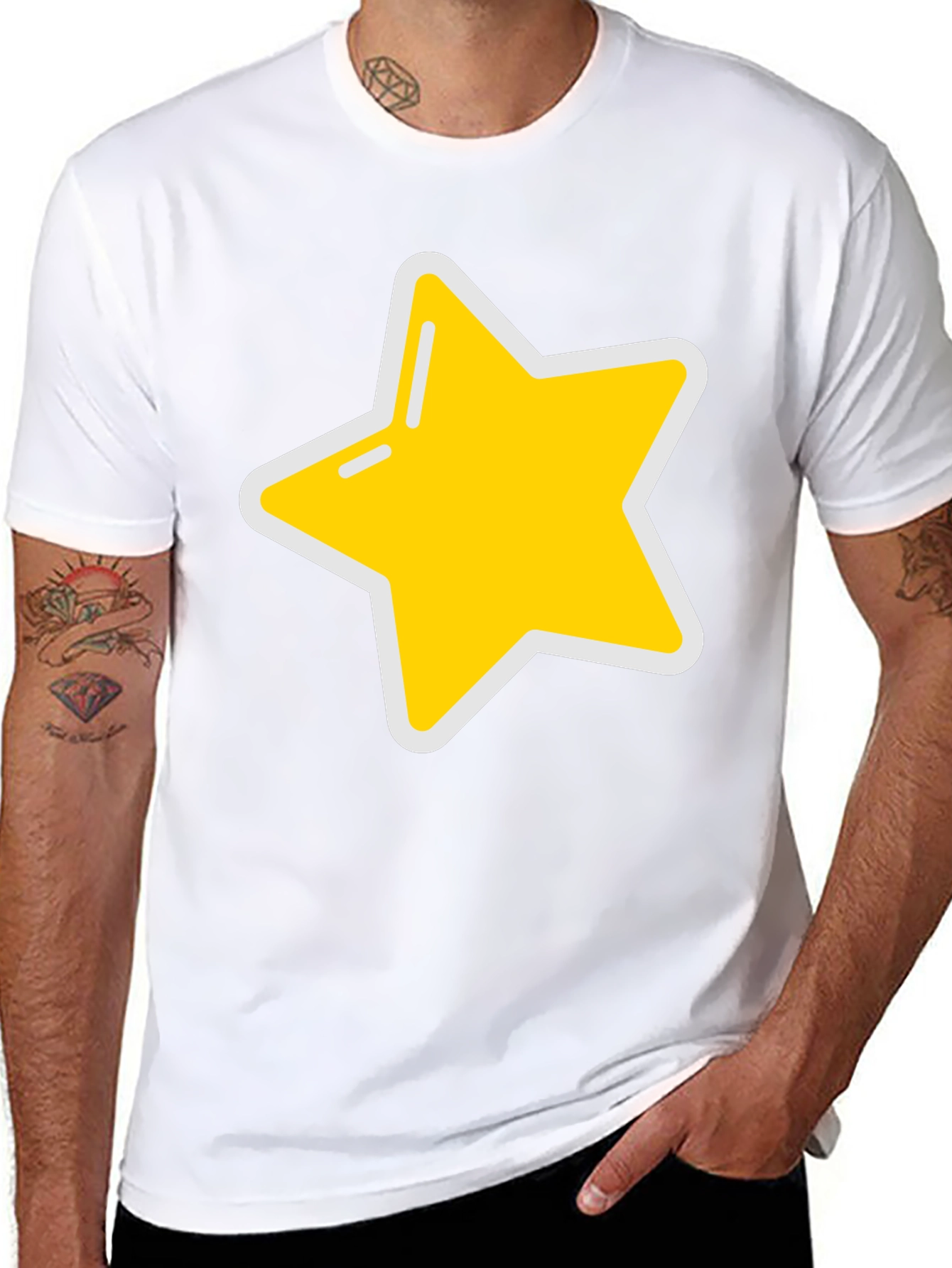 Star Graphic Black T-Shirt