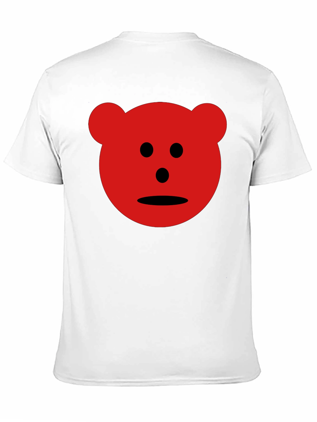 Red Bear Graphic Black T-Shirt