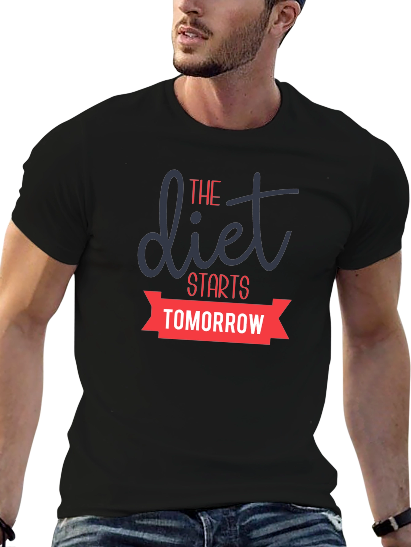 Funny Diet Starts Tomorrow Graphic Tee