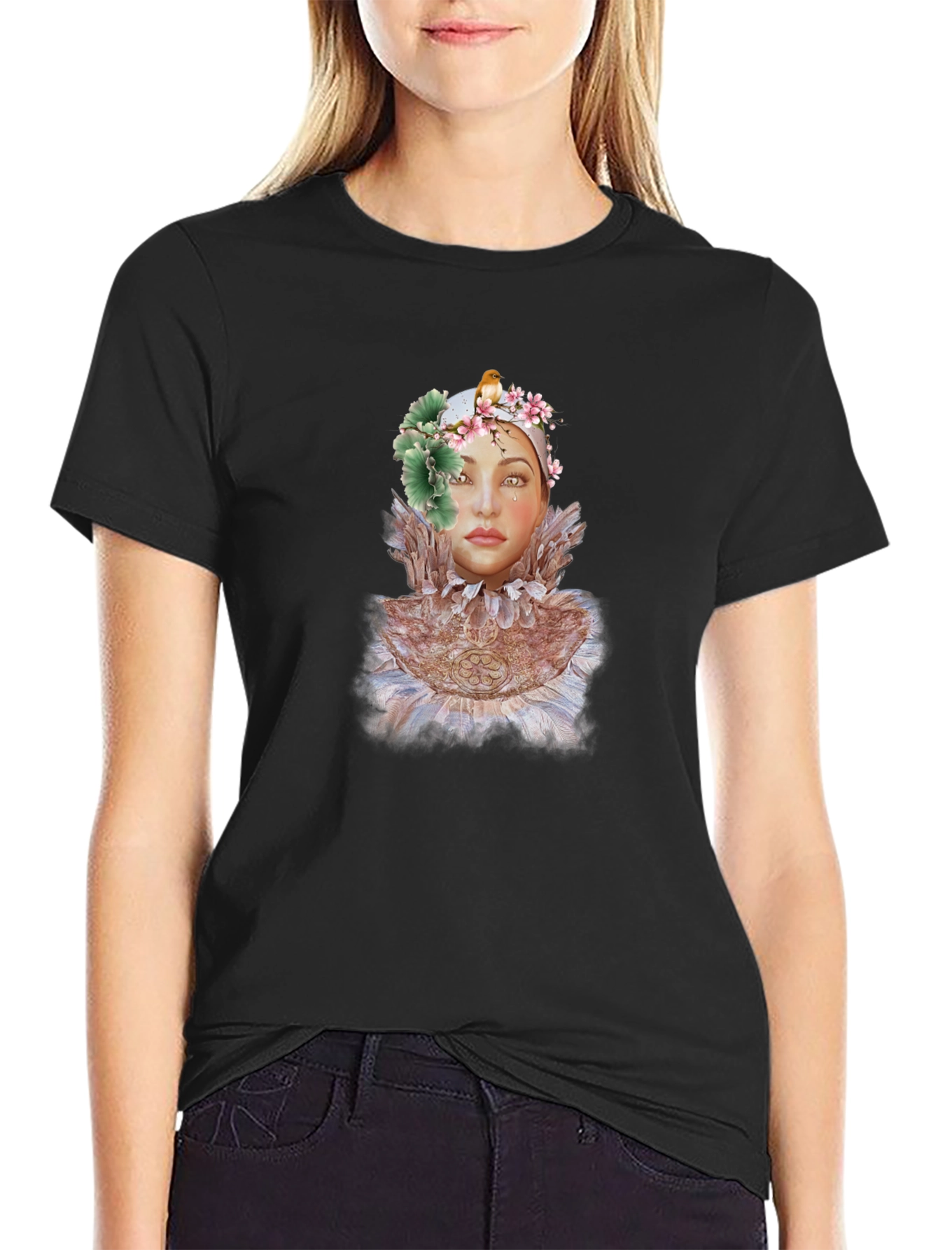 Floral Crown Portrait Tee