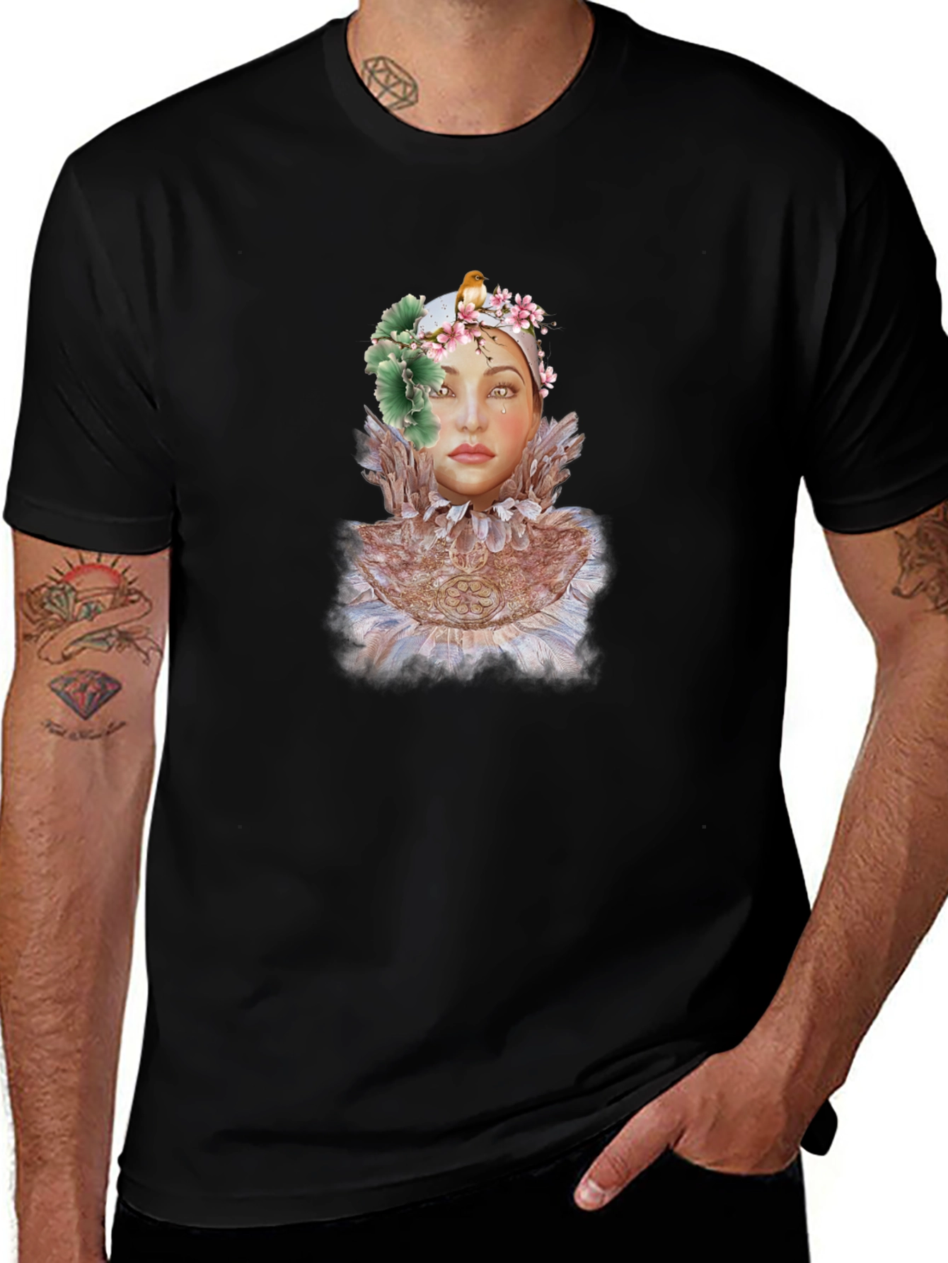 Floral Crown Portrait Tee