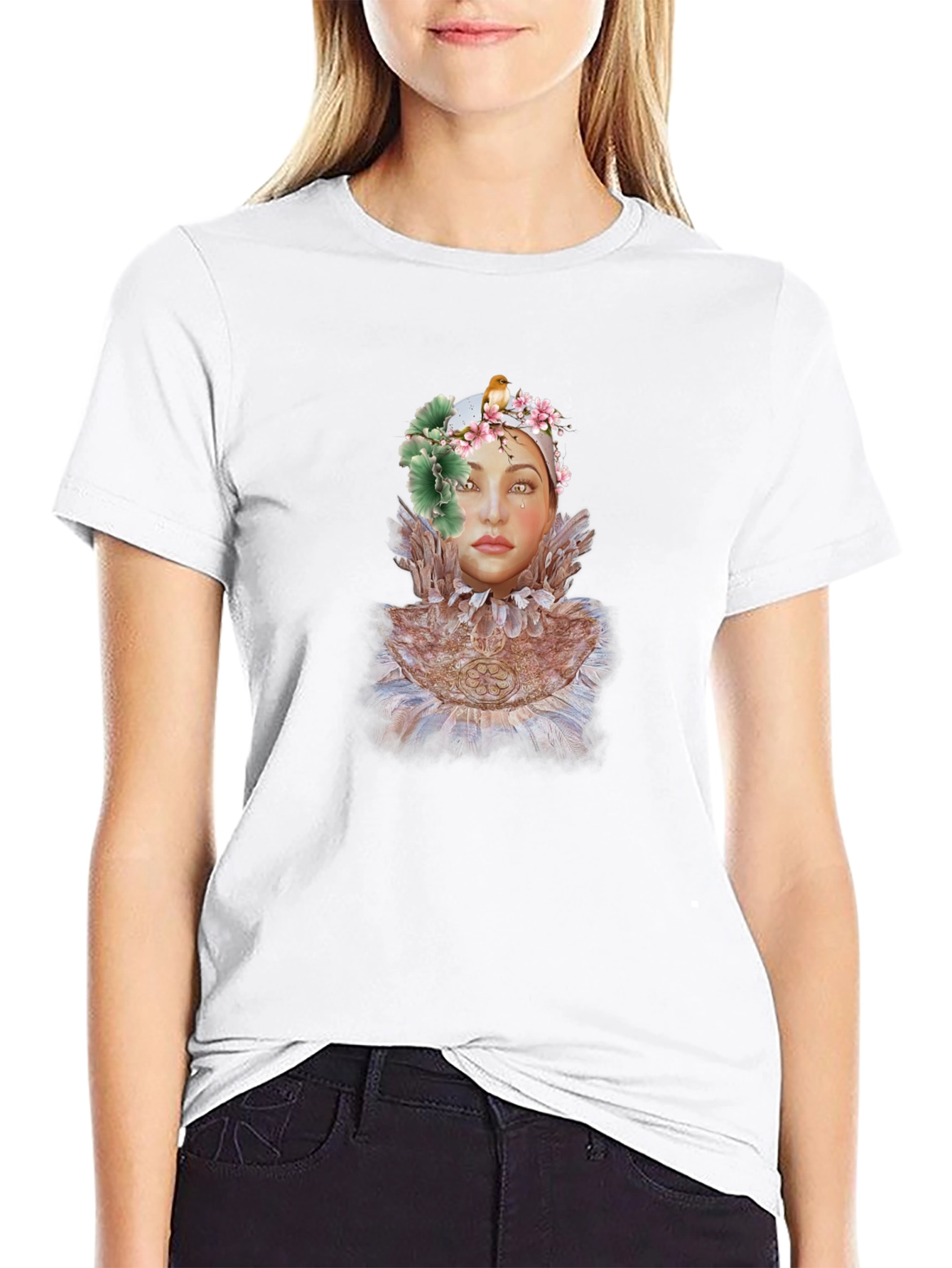 Floral Crown Portrait Tee