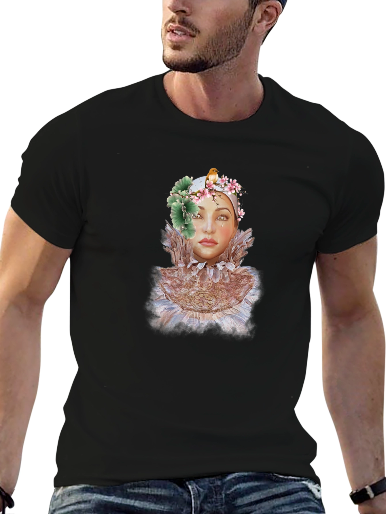 Floral Crown Portrait Tee