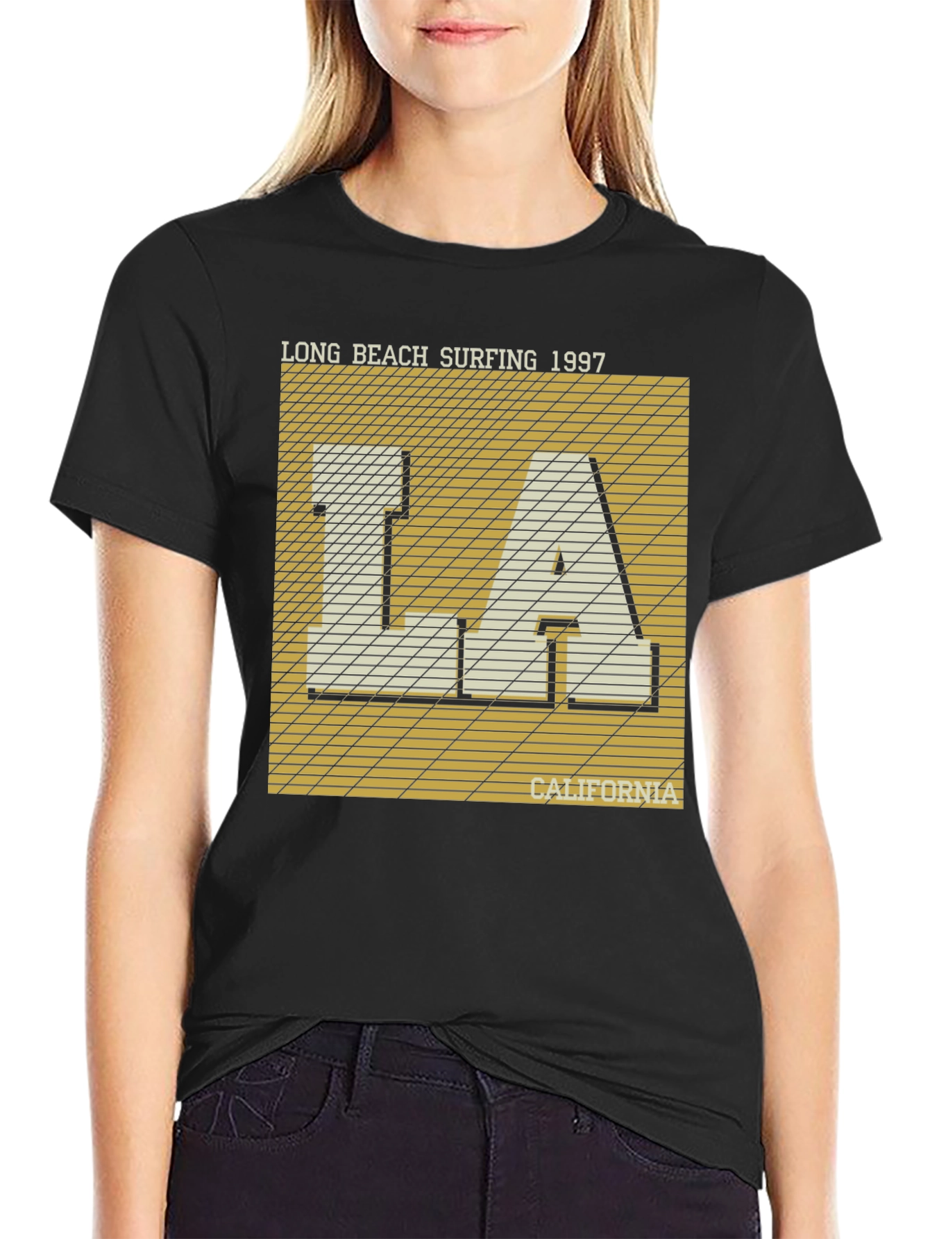 Long Beach Surfing 1997 LA California T-Shirt
