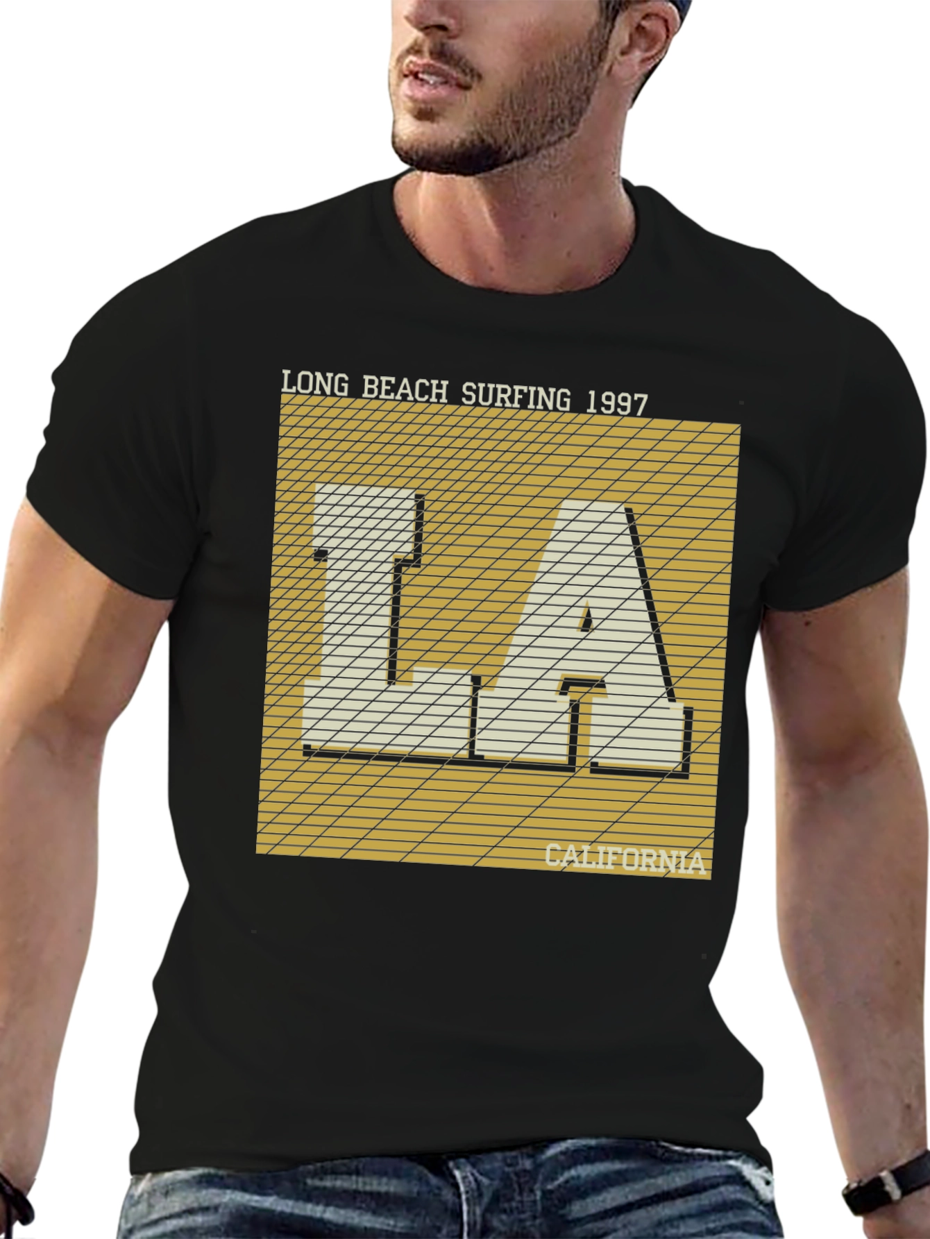 Long Beach Surfing 1997 LA California T-Shirt