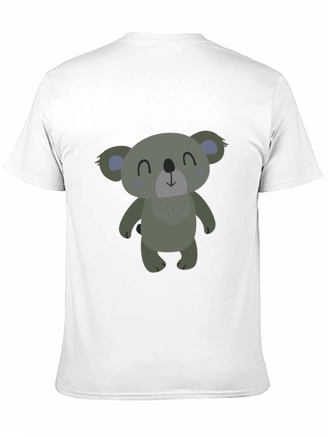Cute Koala Graphic Black T-Shirt