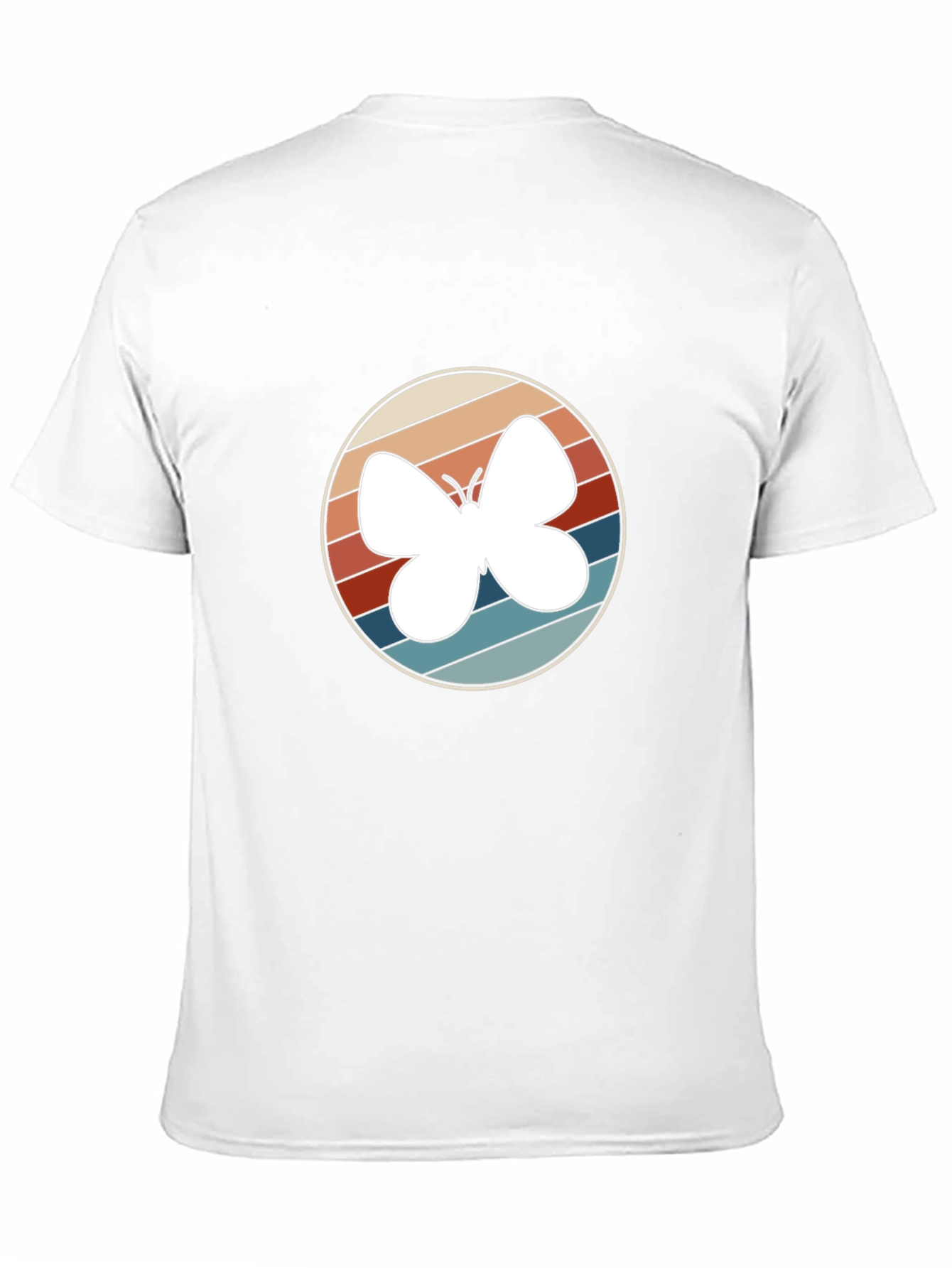 Retro Butterfly Graphic Tee - Stylish Comfort