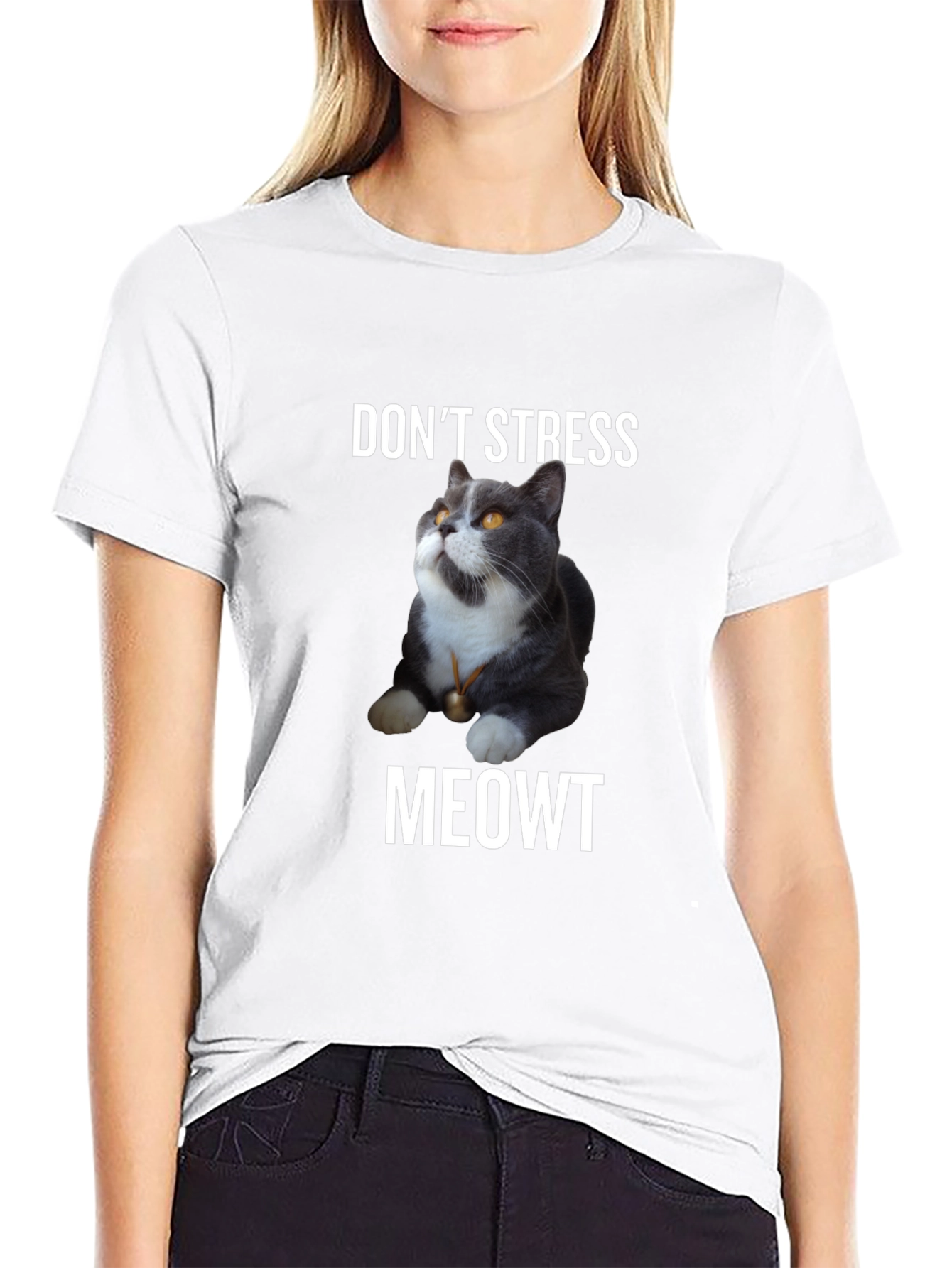 Dont Stress Meowt - Cat T-Shirt