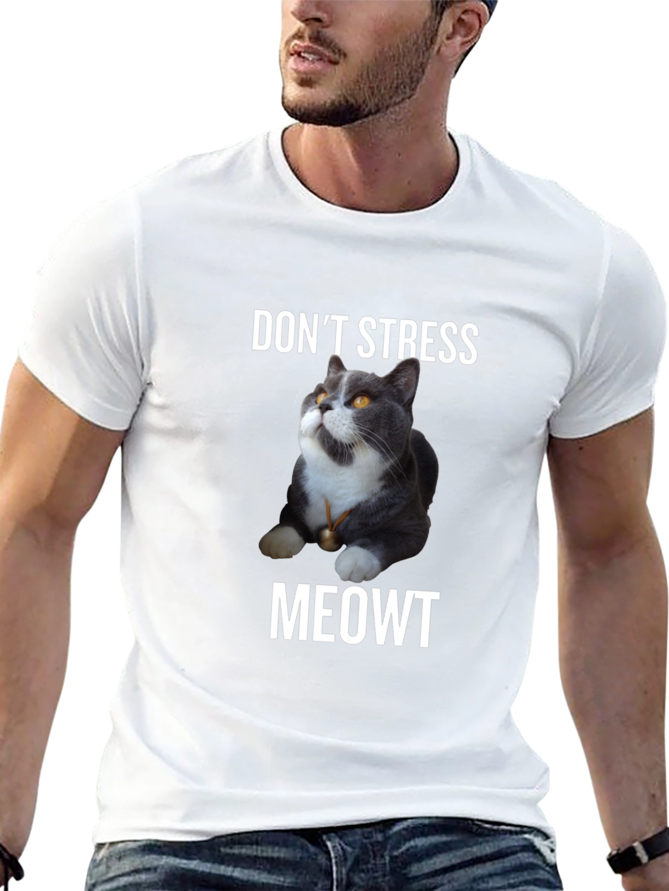 Dont Stress Meowt - Cat T-Shirt