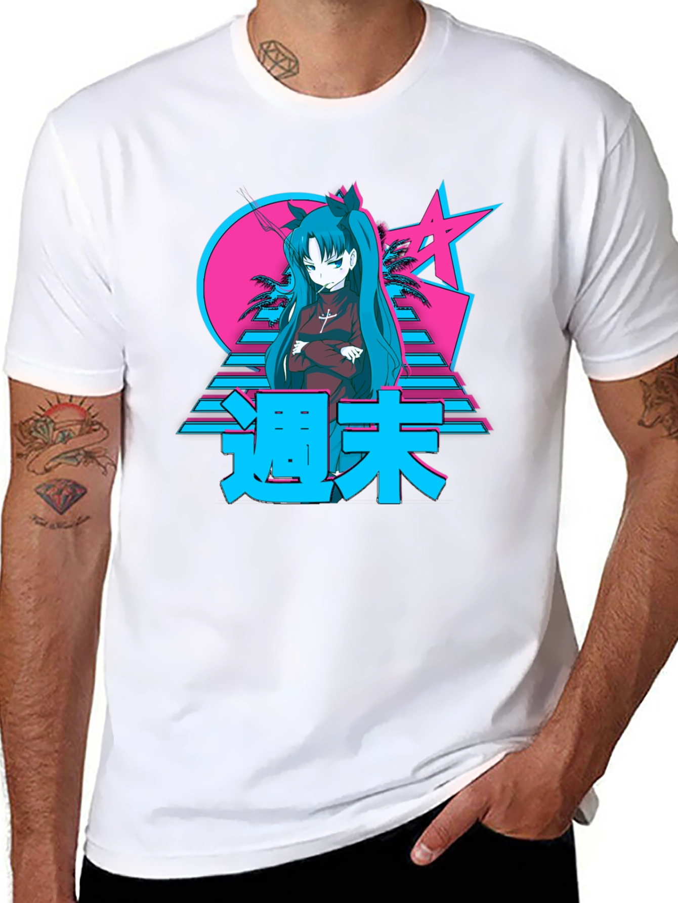 Retro Anime Graphic T-Shirt