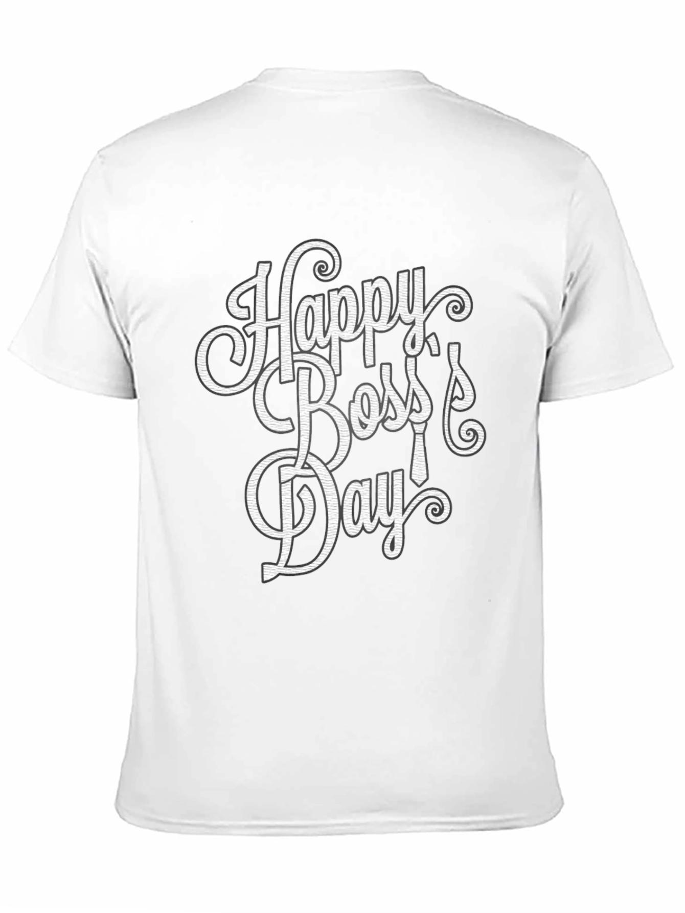 Happy Bosss Day Graphic Tee - Mens Black T-Shirt