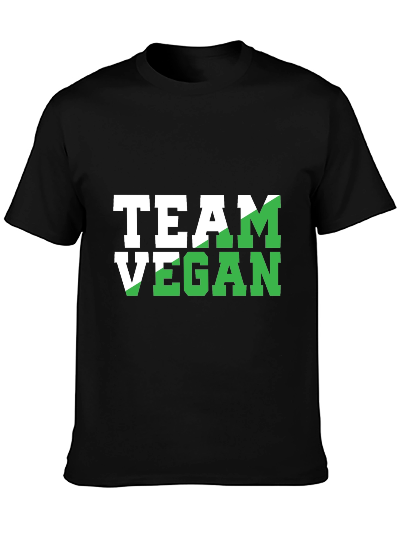 Team Vegan Graphic T-Shirt - Black
