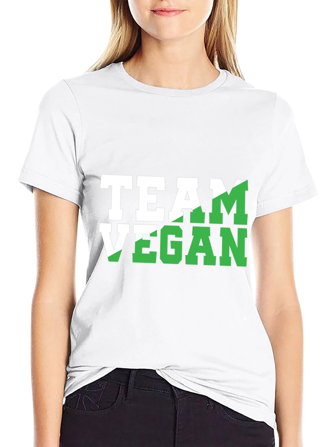 Team Vegan Graphic T-Shirt - Black