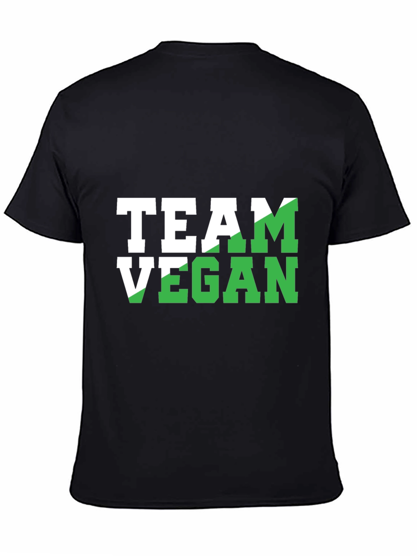 Team Vegan Graphic T-Shirt - Black