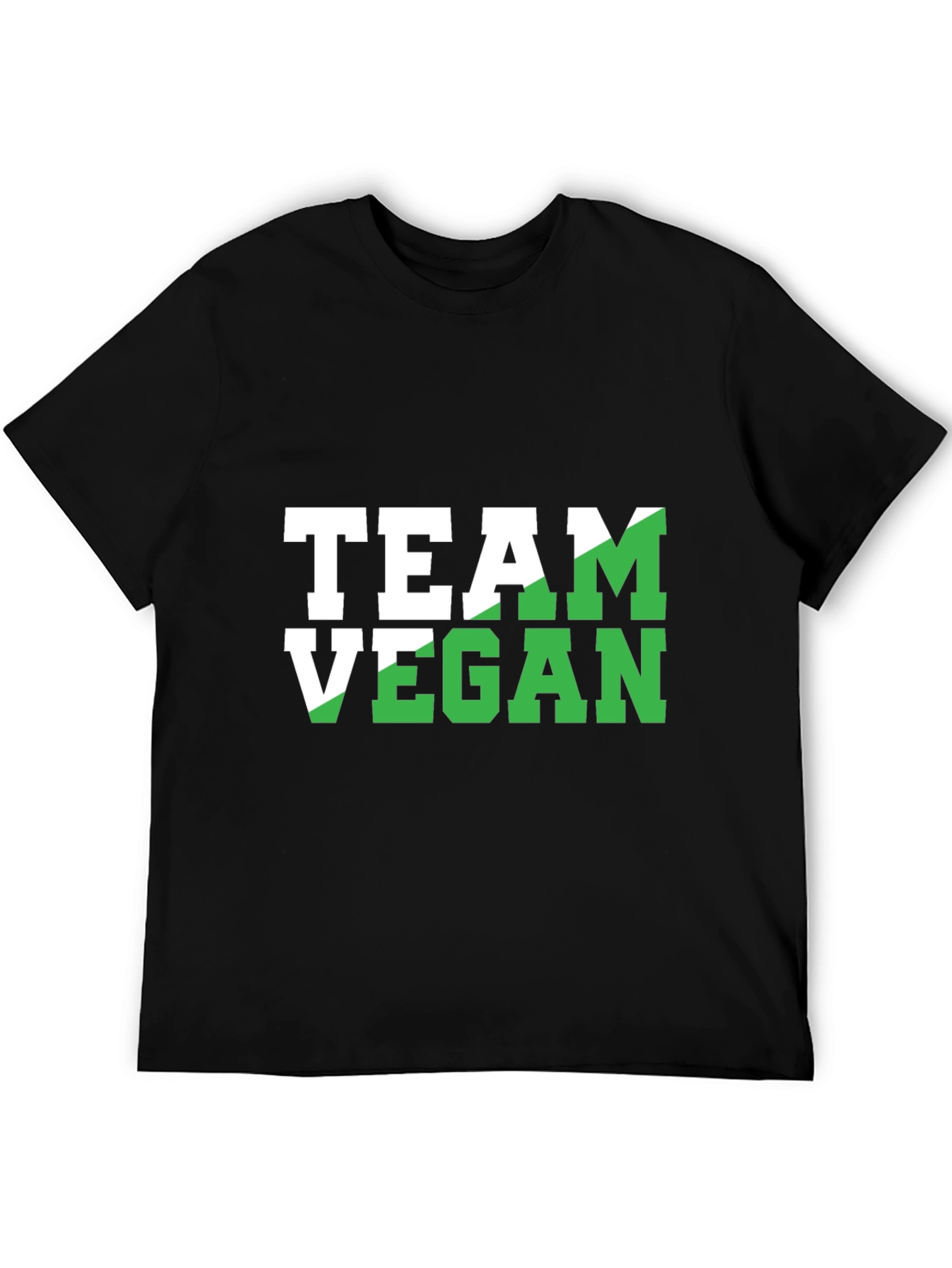 Team Vegan Graphic T-Shirt - Black