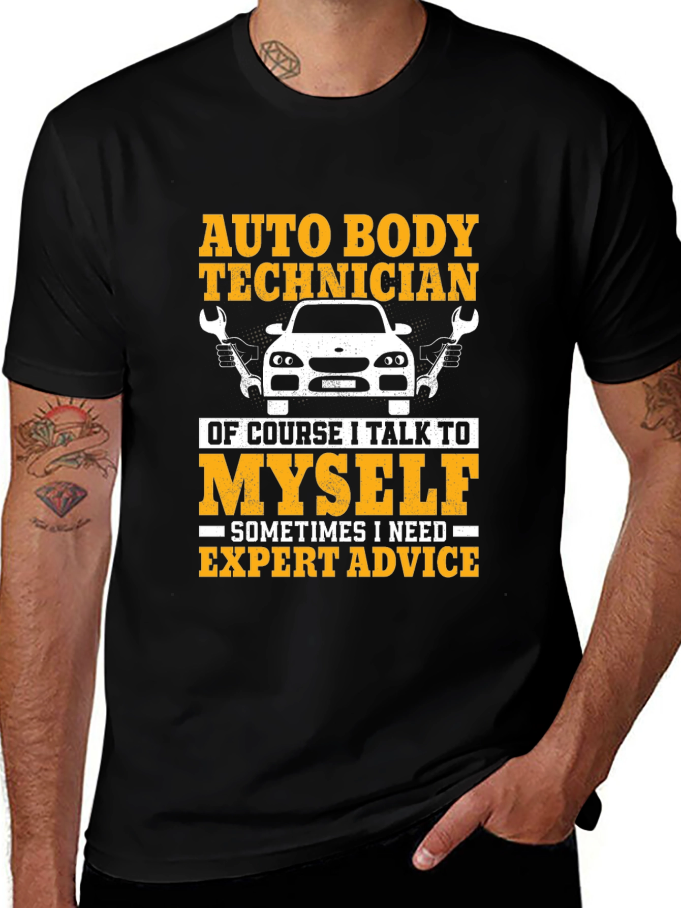Auto Body Technician T-Shirt: Expert Advice Graphic Tee