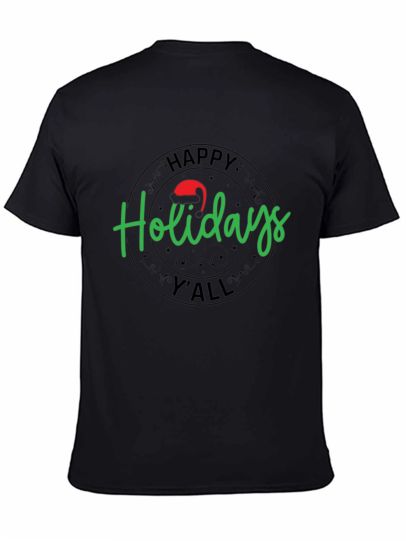 Happy Holidays Yall Graphic T-Shirt