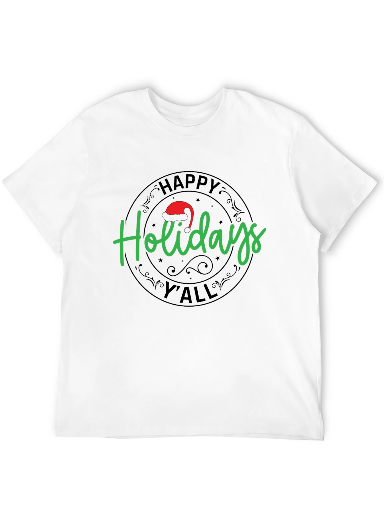 Happy Holidays Yall Graphic T-Shirt