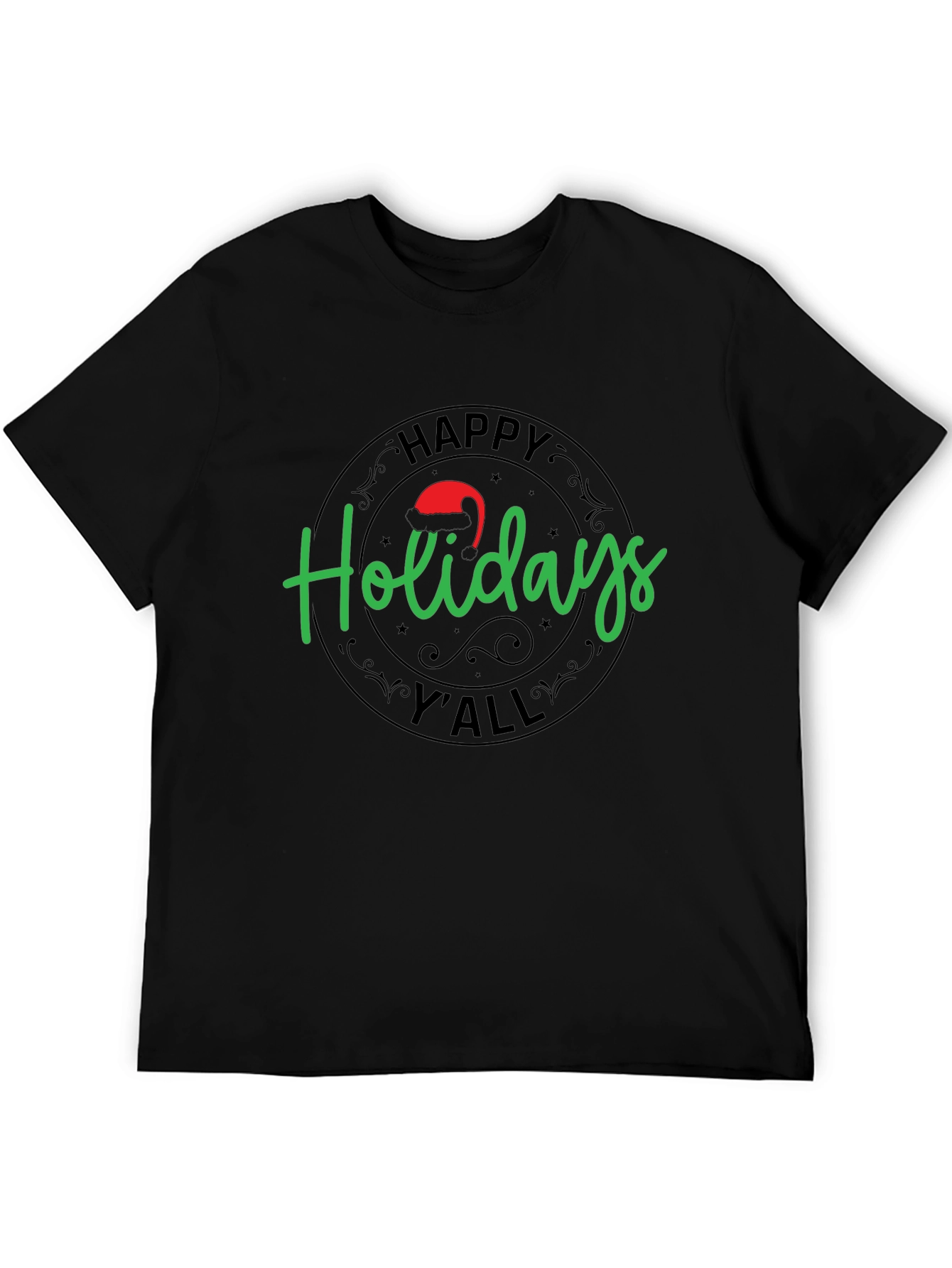 Happy Holidays Yall Graphic T-Shirt