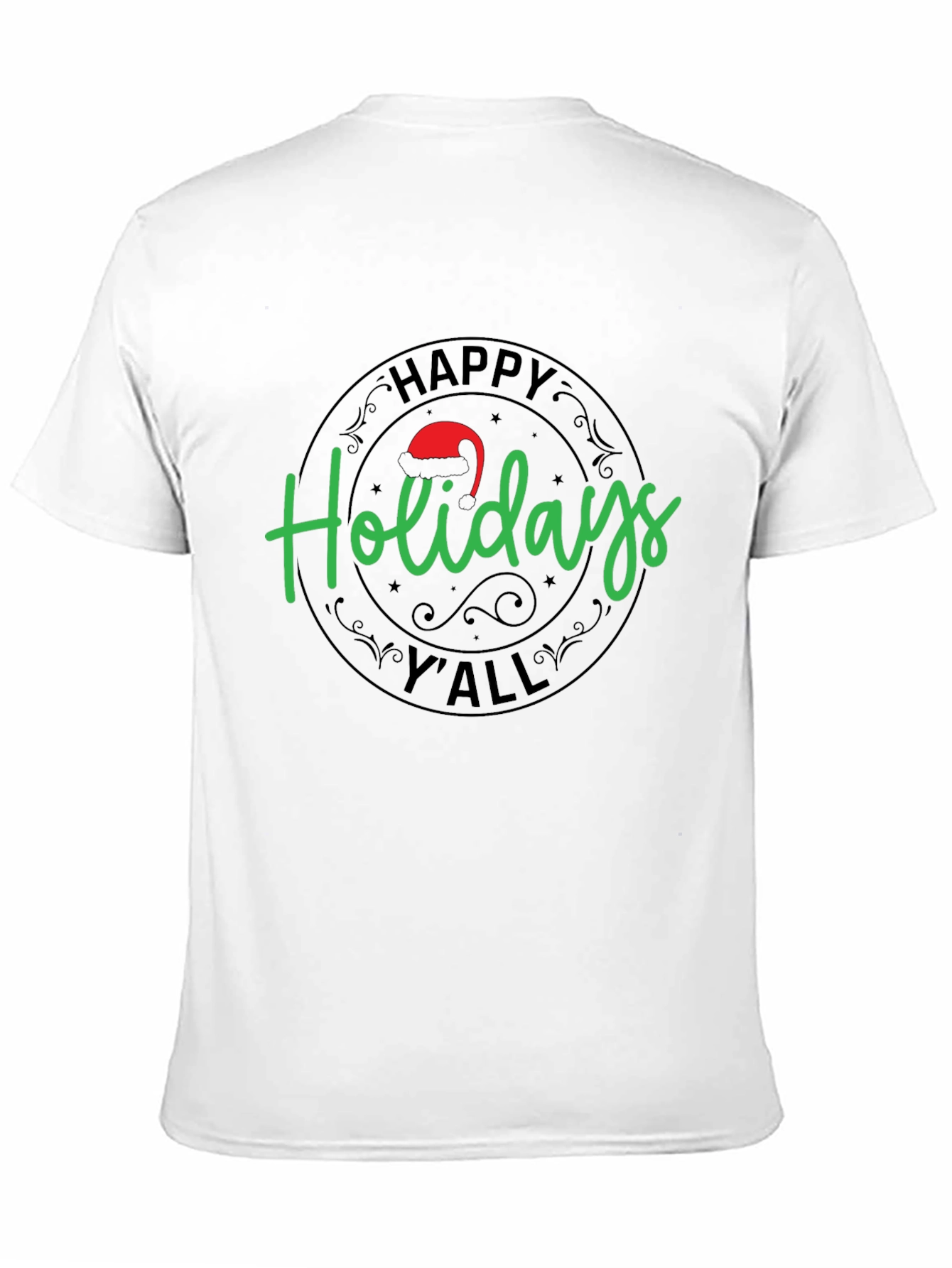 Happy Holidays Yall Graphic T-Shirt