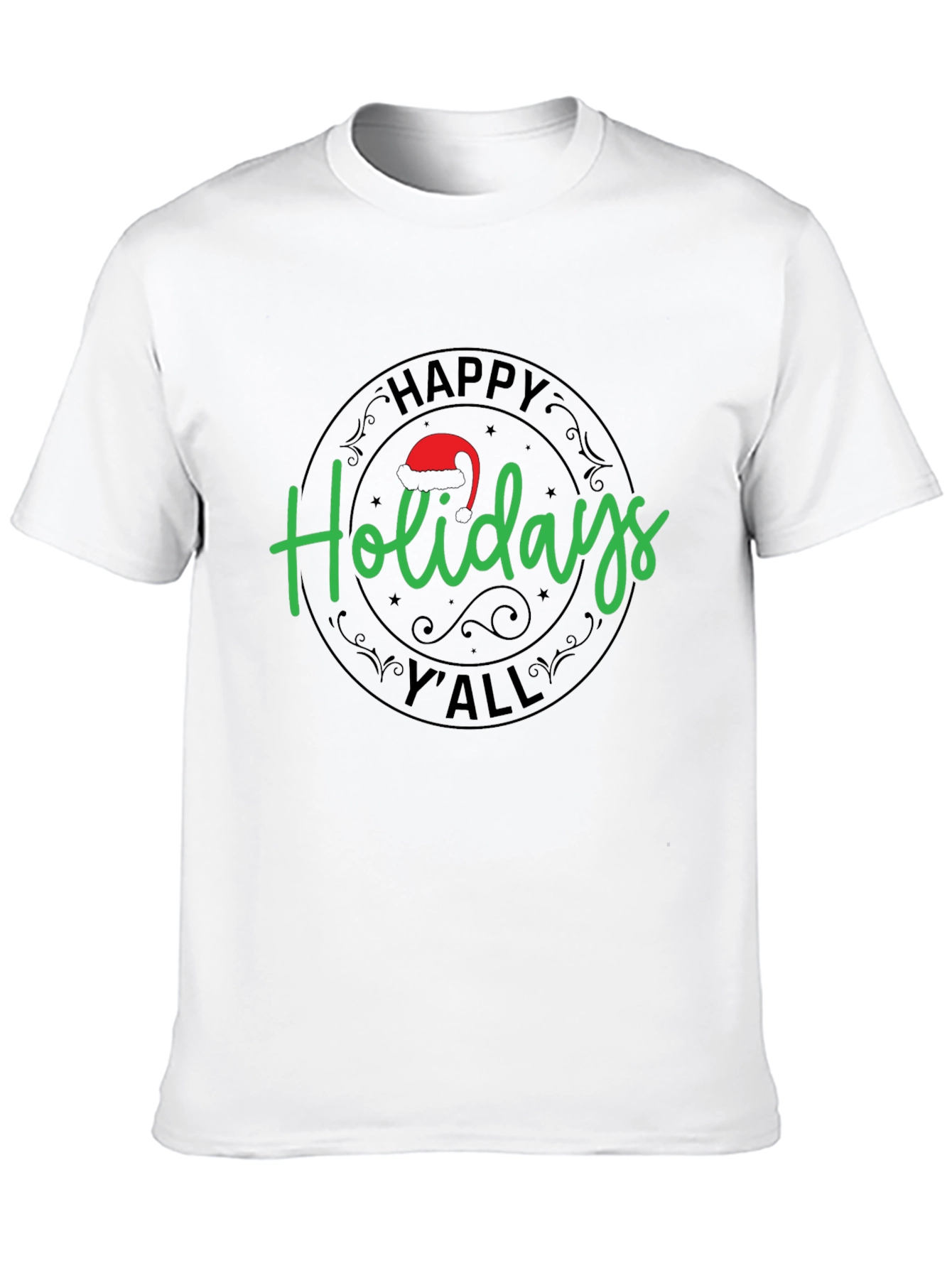 Happy Holidays Yall Graphic T-Shirt