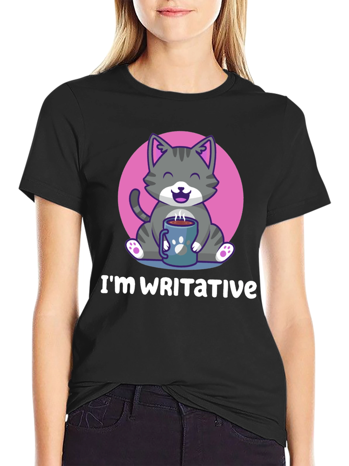 Im Writative Cat Lover T-Shirt