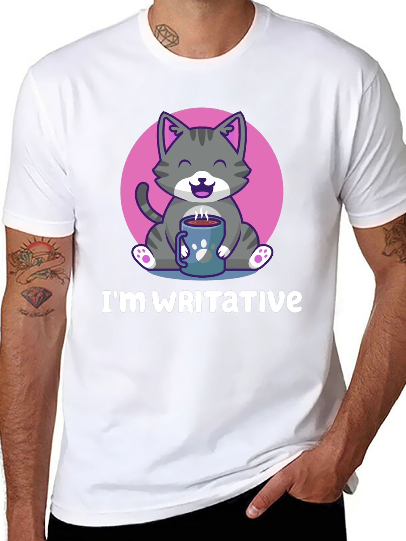 Im Writative Cat Lover T-Shirt