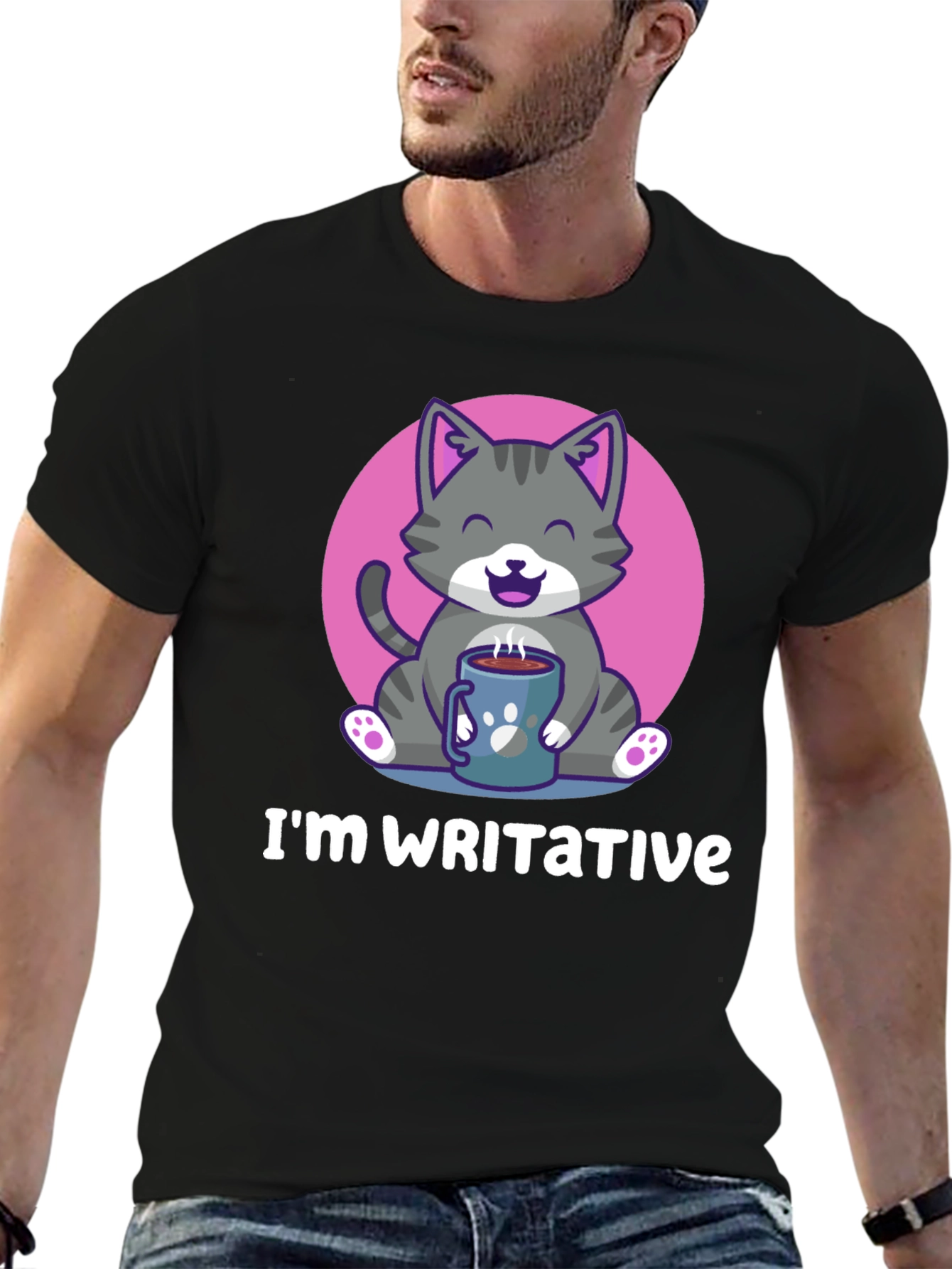 Im Writative Cat Lover T-Shirt