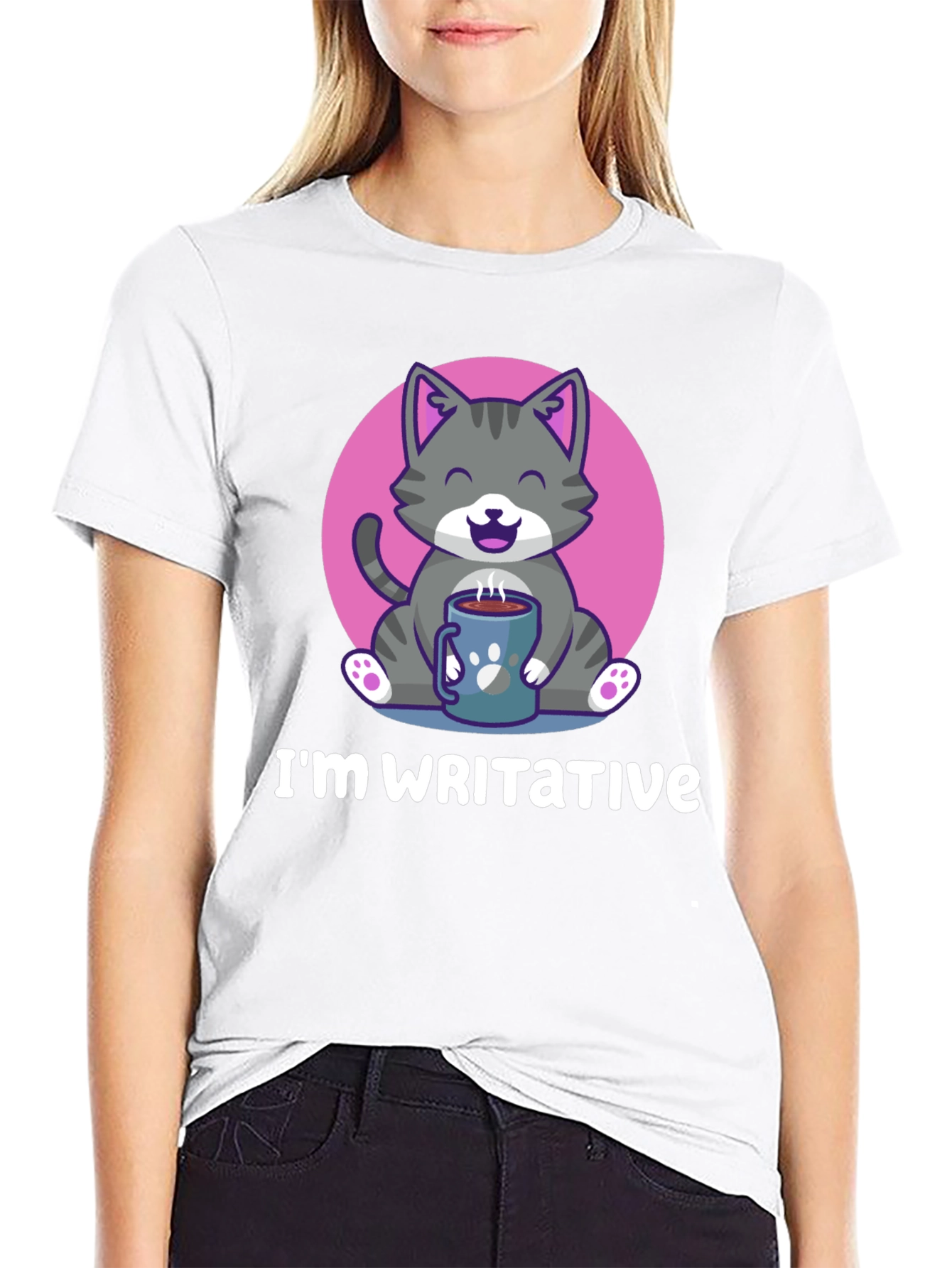 Im Writative Cat Lover T-Shirt
